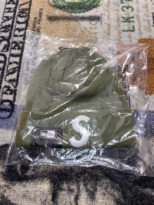 Supreme Supreme New Era S Logo Beanie Olive (2023) | Grailed