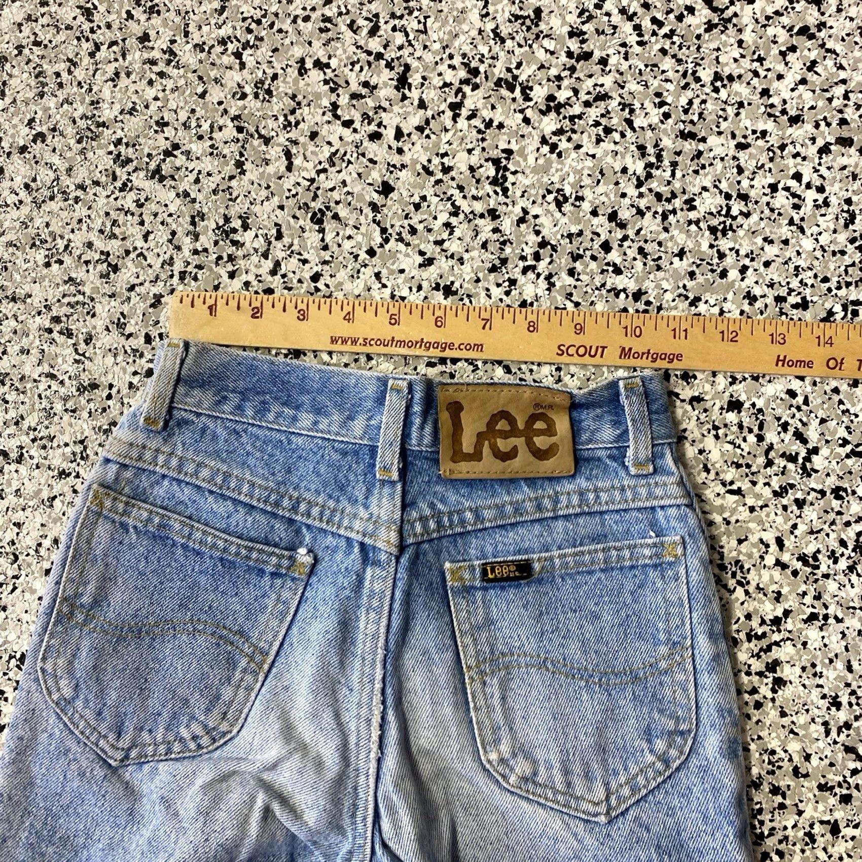 Lee VINTAGE Lee Riders Slim 80s Jeans Blue Denim 22x25.5 Women Regular Straight High Rise (2)** Size 40" / US 18 - 6 Thumbnail