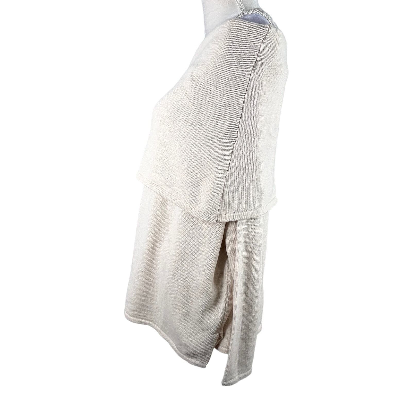 Other Sugarlips Sweater Off Shoulder M/L Cream Long Sleeve New Size L / US 10 / IT 46 - 4 Thumbnail
