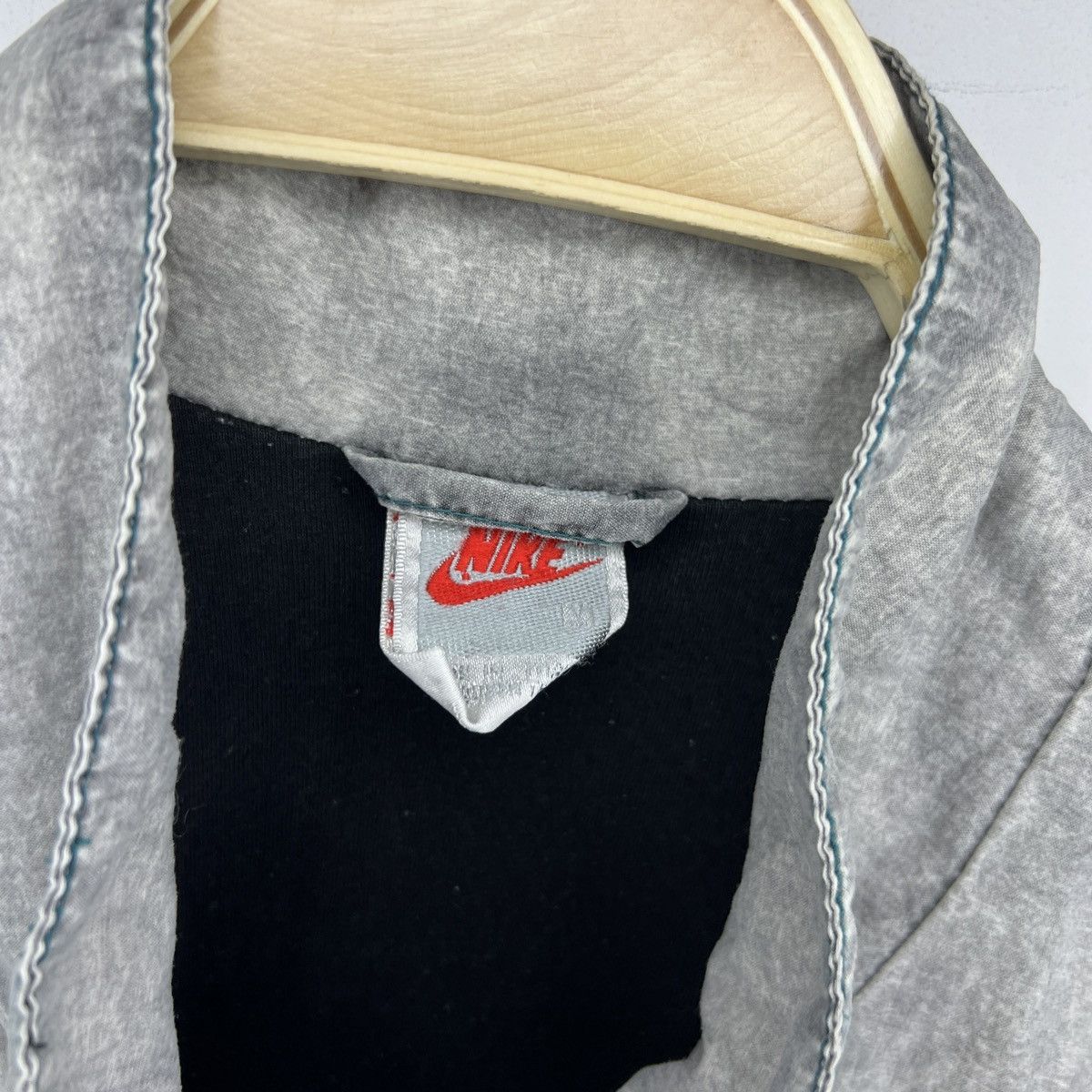 Nike × Vintage Vintage Nike Oversized Drill Y2K Grey Tracksuit 80s 90s Size US M / EU 48-50 / 2 - 7 Thumbnail