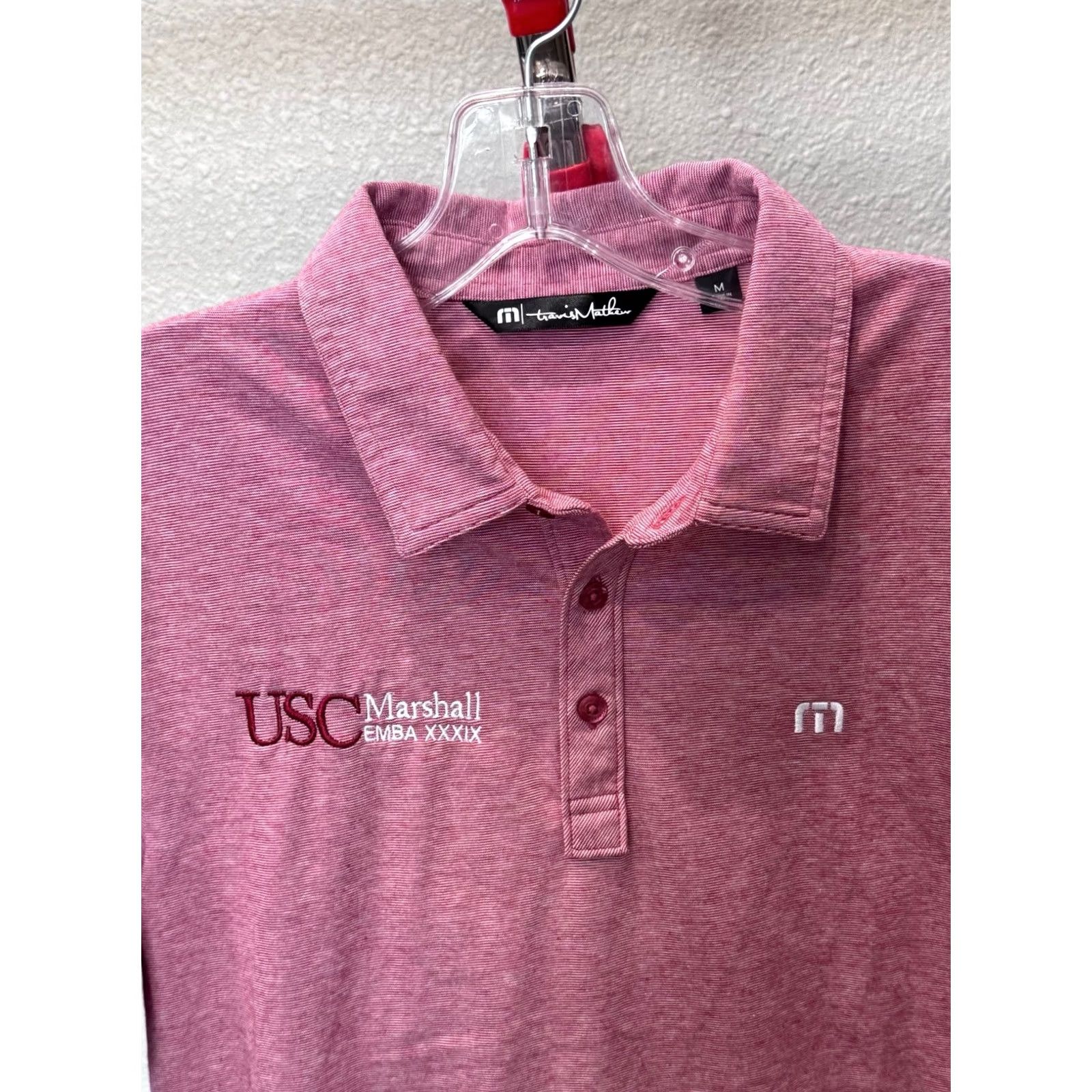 TravisMathew Travis Matthew USC Marshall EMBA POLO SHIRT Medium M Mens Size US M / EU 48-50 / 2 - 4 Thumbnail