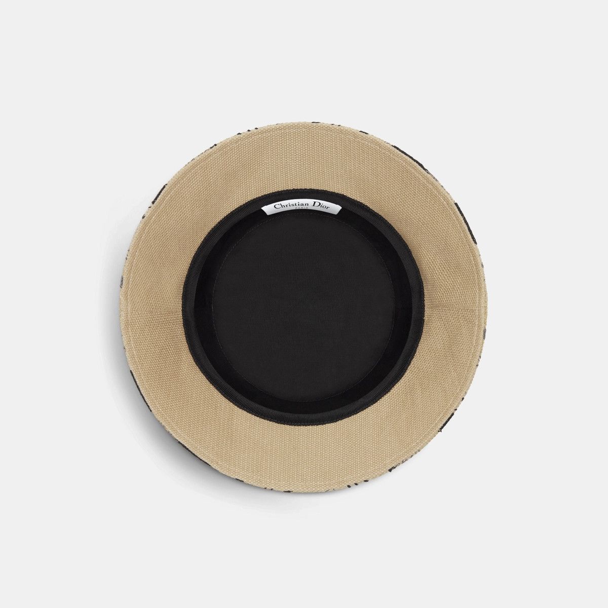 Dior o1bcso1str0226 Size:OS/Small Brim Bucket Hat in Beige/Black Size ONE SIZE - 4 Thumbnail
