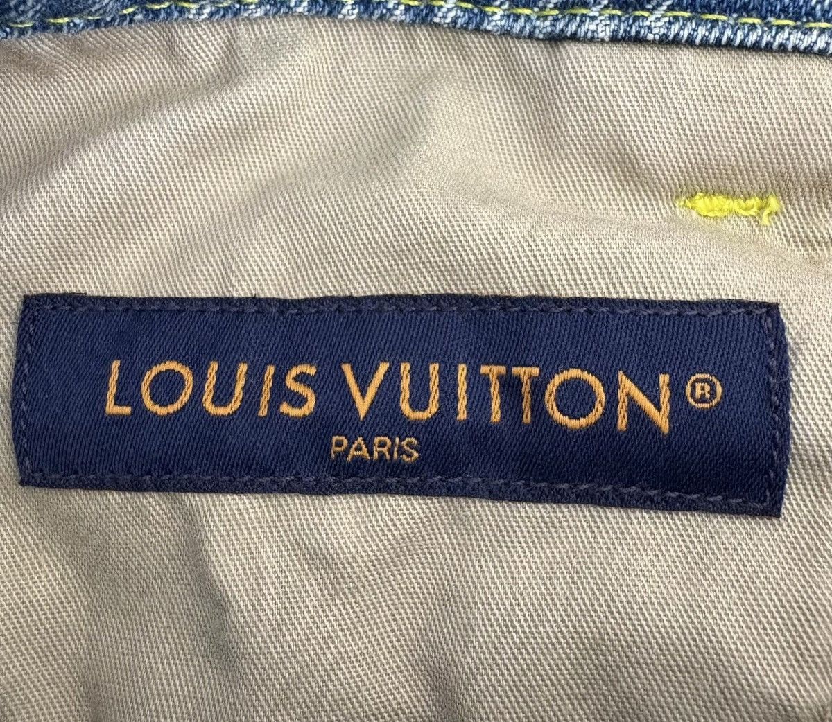 Louis Vuitton Louis Vuitton 33 Damier Flared Washed Denim Jenas Size US 33 - 7 Thumbnail