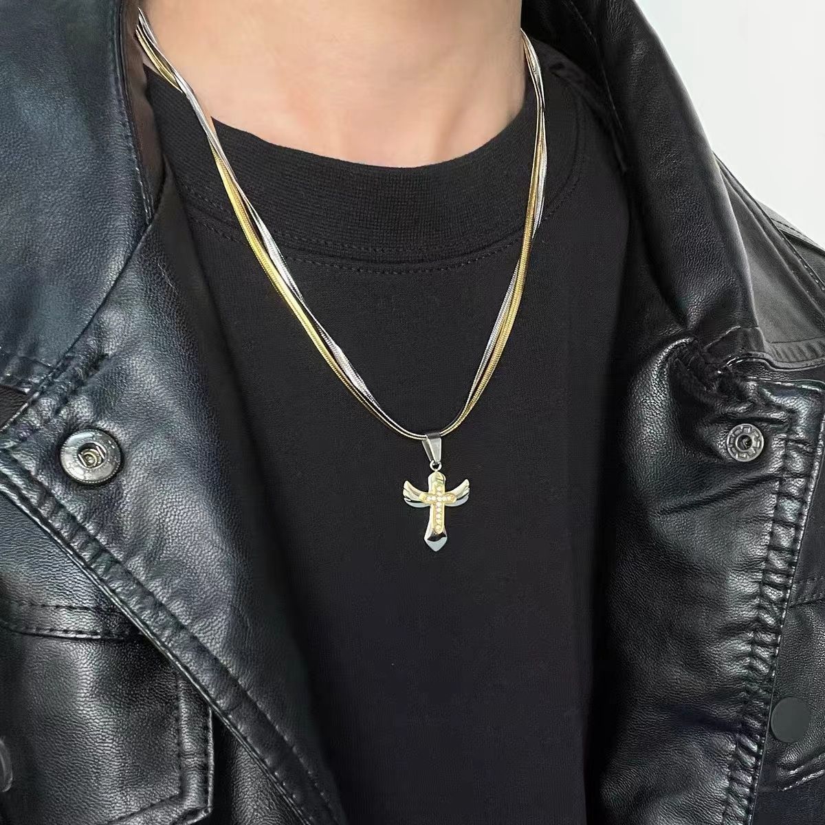 Other Cross Modern STEAL! Y2K Chains Necklace Chain Size ONE SIZE - 2 Thumbnail