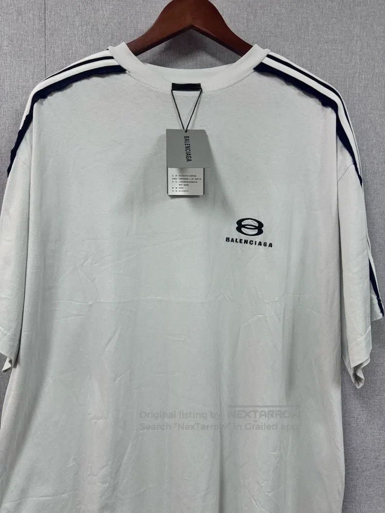 Balenciaga Balenciaga Double Ring Logo Short Sleeve Size US L / EU 52-54 / 3 - 3 Thumbnail