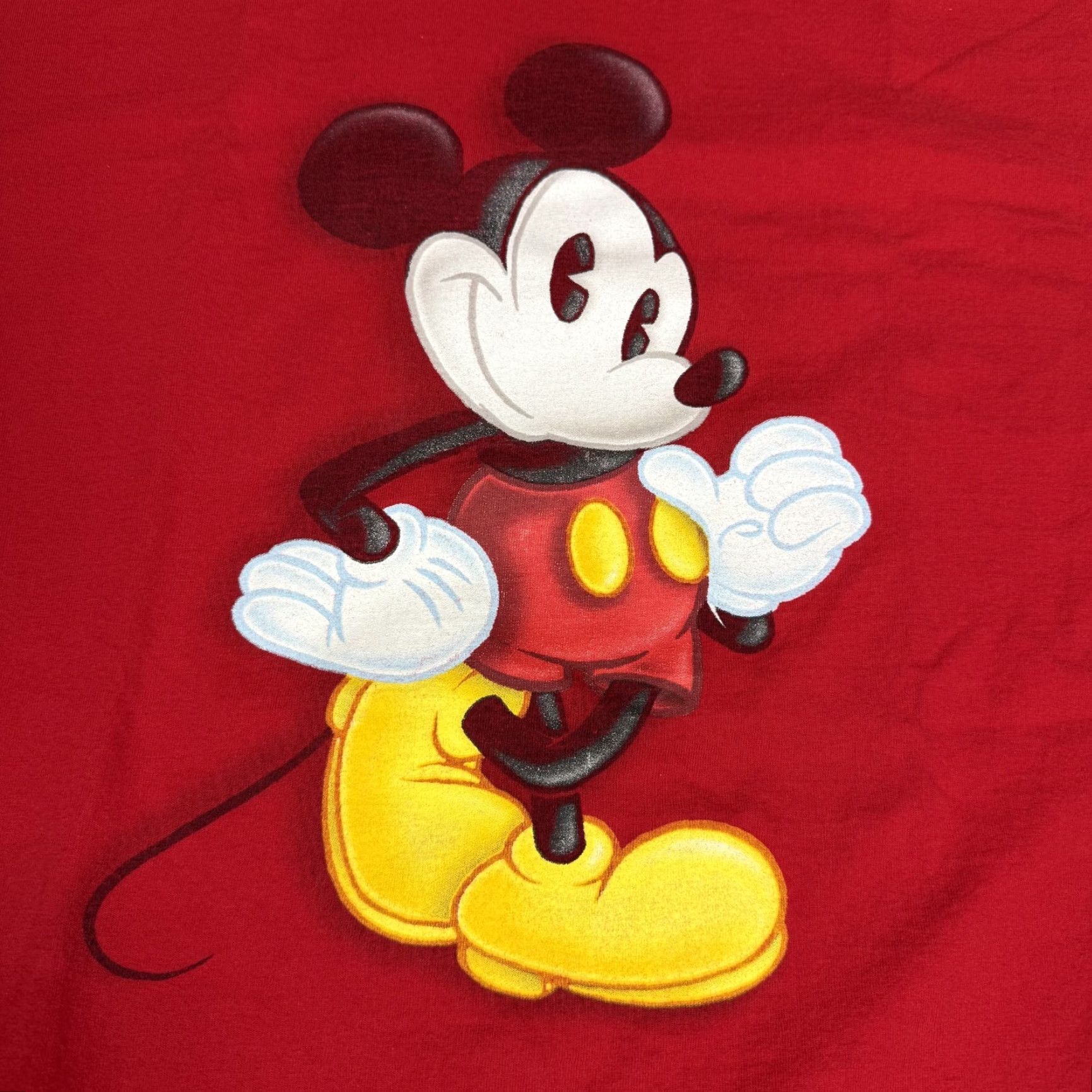 Disney VINTAGE Disney The Disney Store Mickey Mouse Red T-shirt Mens Short Sleeve USA Cotton XL SX Size US XL / EU 56 / 4 - 5 Thumbnail