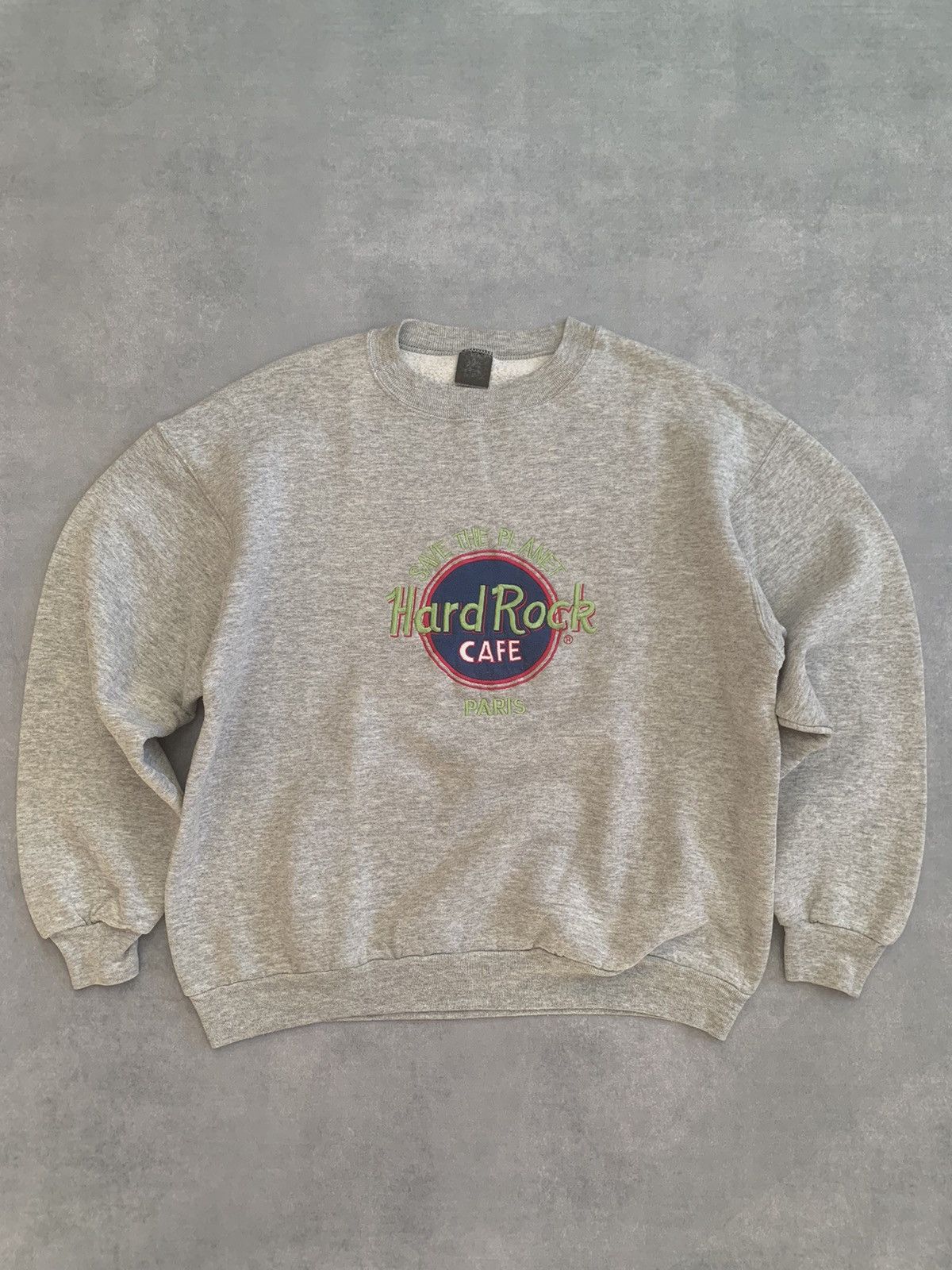 Hard Rock Cafe VTG 90s Euro Screen Stars Hard Rock Cafe Paris Crewneck Size US S / EU 44-46 / 1 - 2 Thumbnail