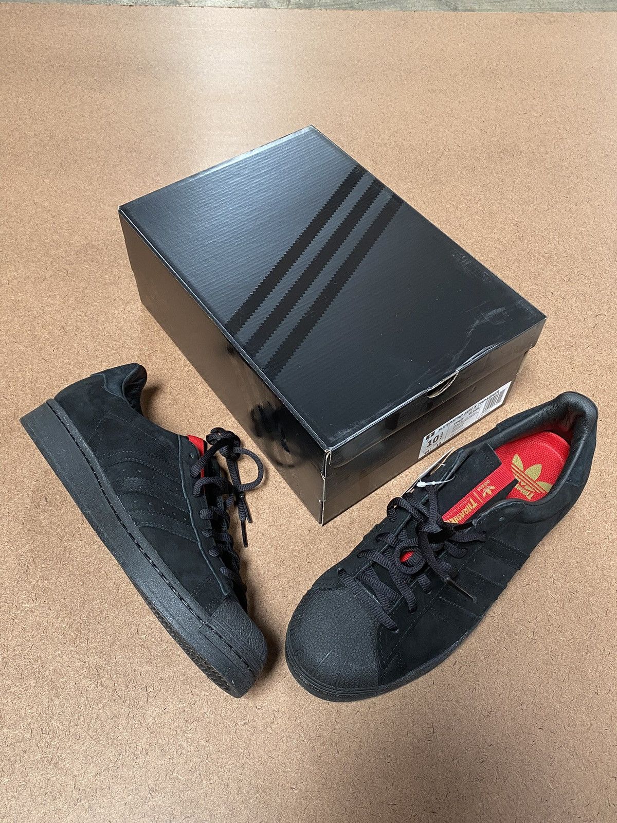 Adidas  Thrasher Adidas x thrasher superstar ADV size 7.5 | Grailed