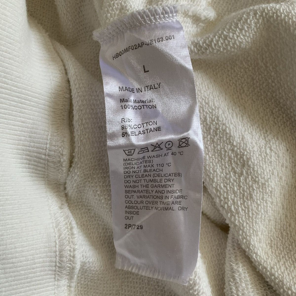 Hood By Air white Hood By Air target sweatshirt Size US L / EU 52-54 / 3 - 4 Thumbnail