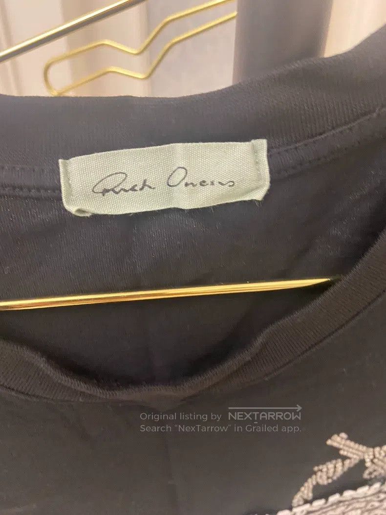 Rick Owens RICK OWENS T-Shirt - Short Sleeve - M Size - Black Size US M / EU 48-50 / 2 - 2 Thumbnail