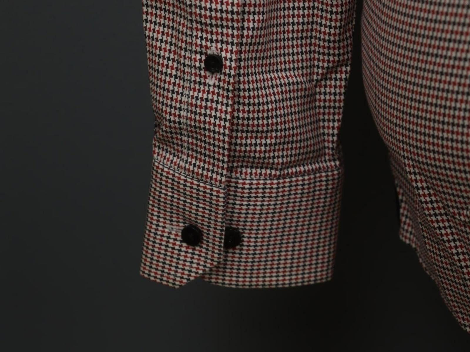 Eton Eton Multicolor Houndstooth Collared Dress Shirt Size 40 Size 38R - 9 Thumbnail