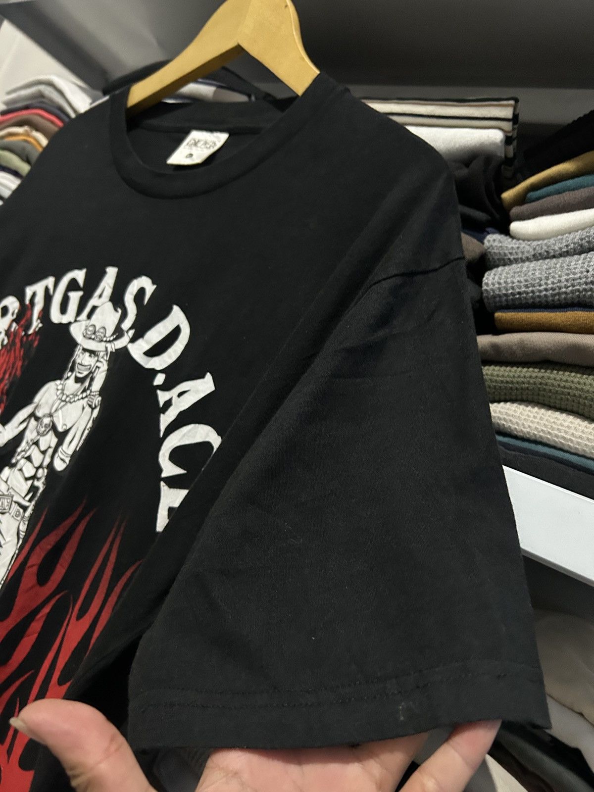 One Piece 🔥VERY RARE🔥 ONE PIECE PORTGAS D ACE Size US XXL / EU 58 / 5 - 4 Thumbnail