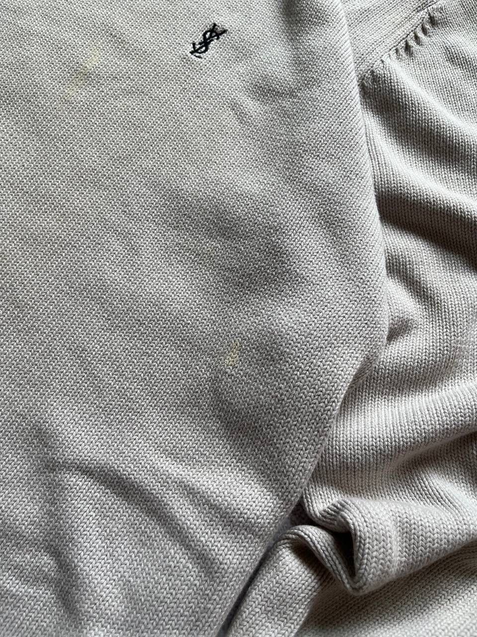 Vintage × Yves Saint Laurent Vintage YSL Yves Saint Lauren Destroyed Knit Sweater Y2K XL Size US L / EU 52-54 / 3 - 5 Thumbnail