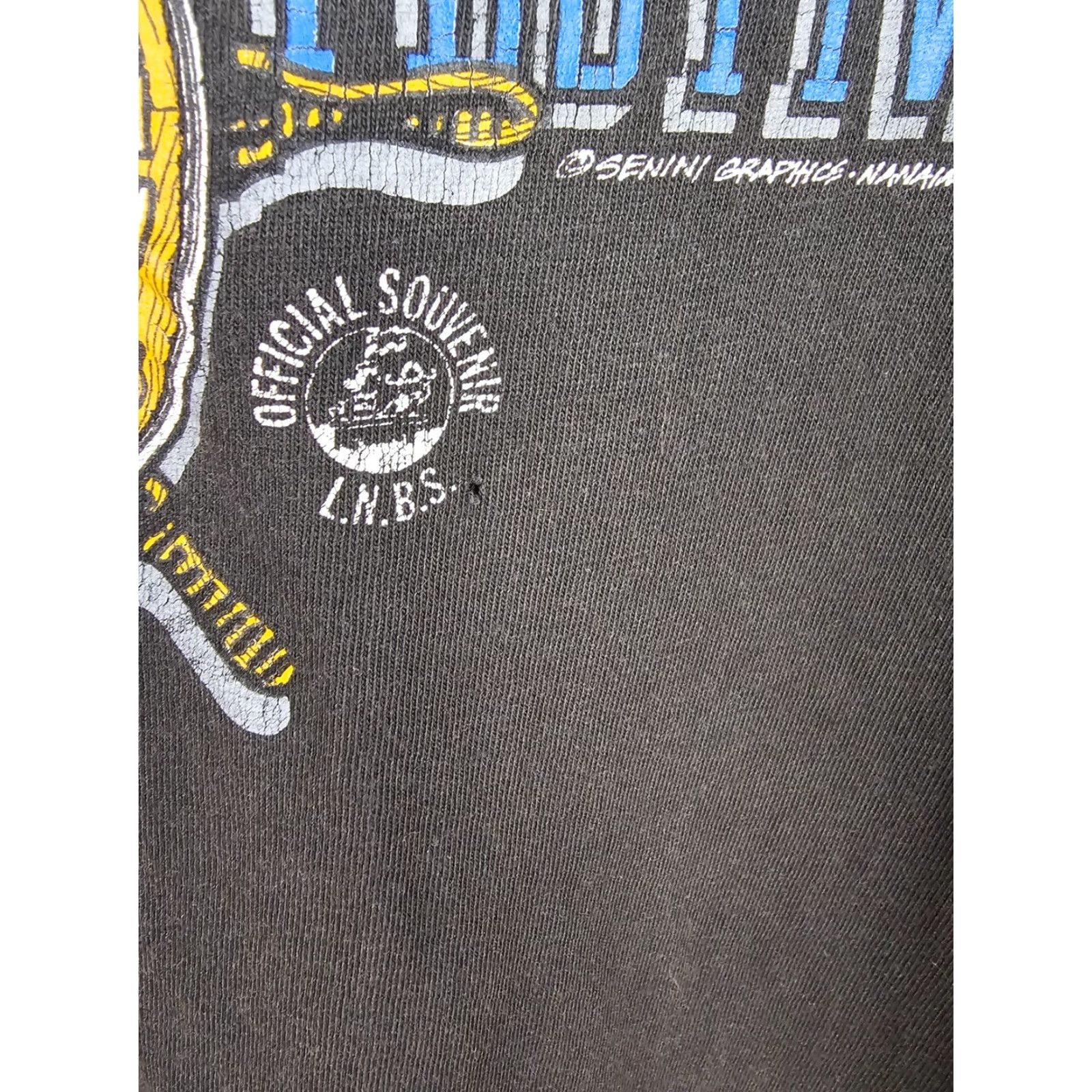 Vintage VINTAGE 90' NANAI MO MARINE FESTIVAL SINGLE STITCH BLACK COTTON T-SHIRT SZ XLARGE Shirt Mens XL Black 90s Marine Festival Stitch Logo First? Size US XL / EU 56 / 4 - 3 Thumbnail