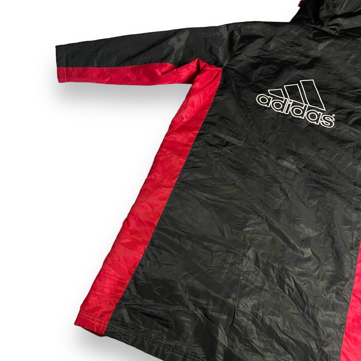 Adidas × Vintage VINTAGE ADIDAS EMBROIDERED LOGO SPELL OUT LONG JACKET Size US L / EU 52-54 / 3 - 11 Thumbnail