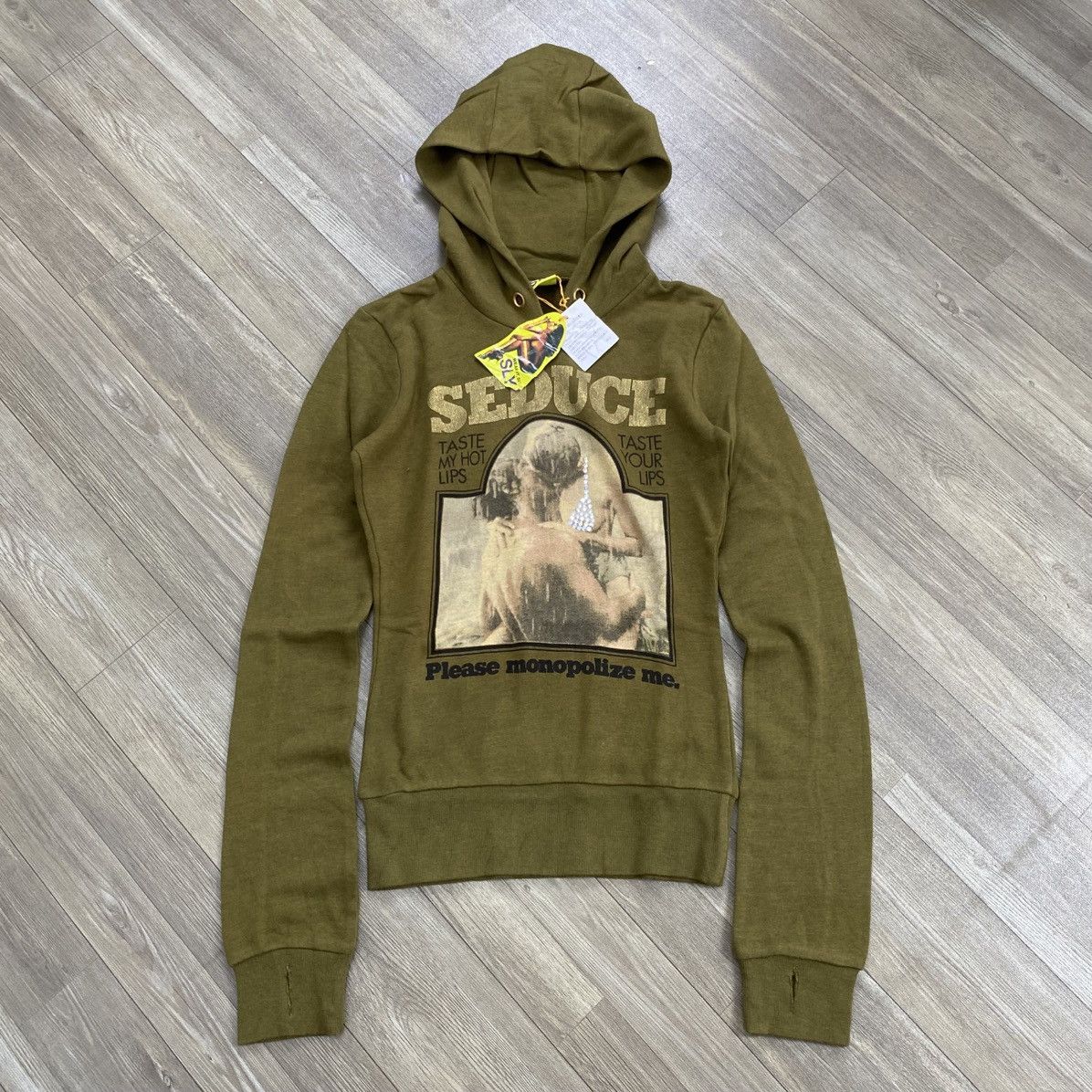 Japanese Brand 2000s Sly Seduce Please Monopolize Me Porn Graphic Hoodie Size M / US 6-8 / IT 42-44 - 1 Thumbnail