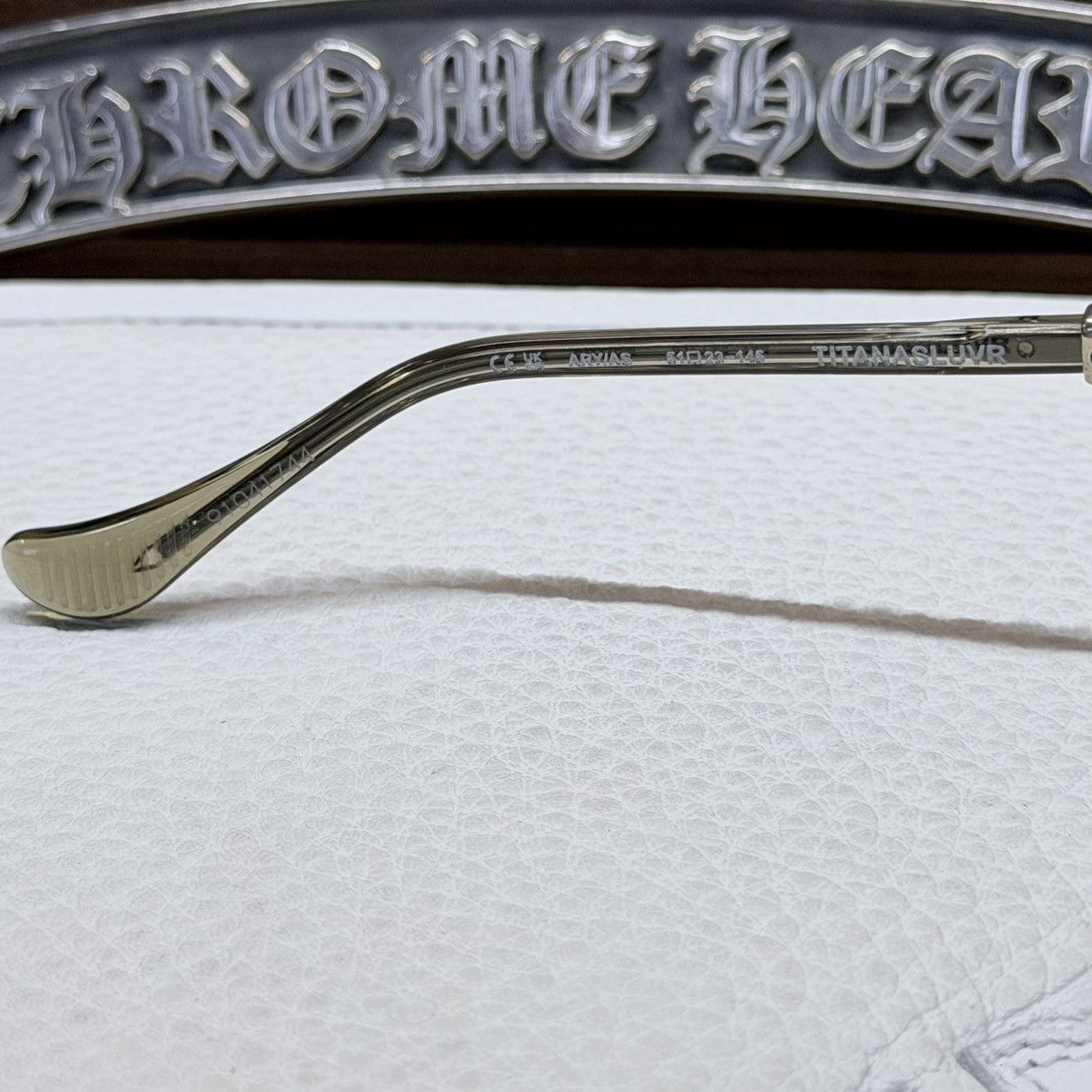 Chrome Hearts Chrome Hearts Titanasluvr 1/1 Sunglasses Size ONE SIZE - 9 Thumbnail