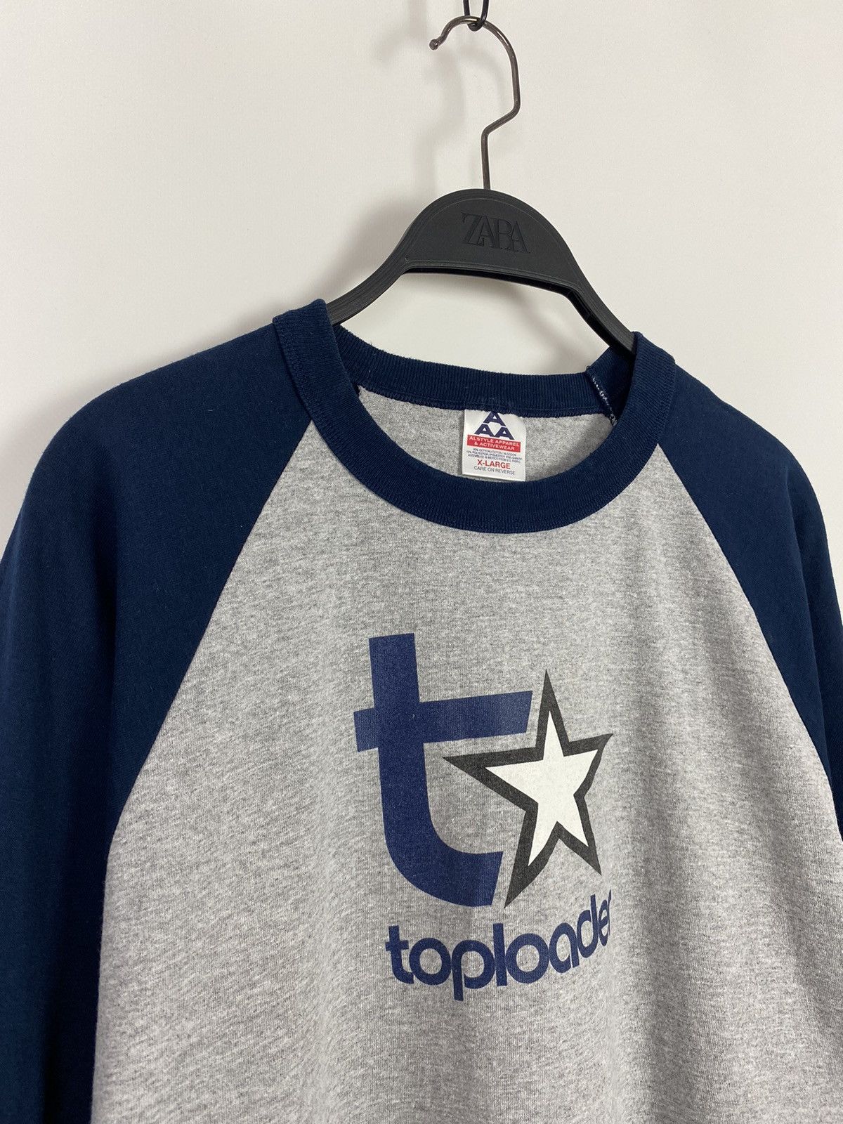 Band Tees 2000’s Vintage Toploader Star Graphic Raglan 3/4 Long Sleeve Size US XL / EU 56 / 4 - 3 Thumbnail