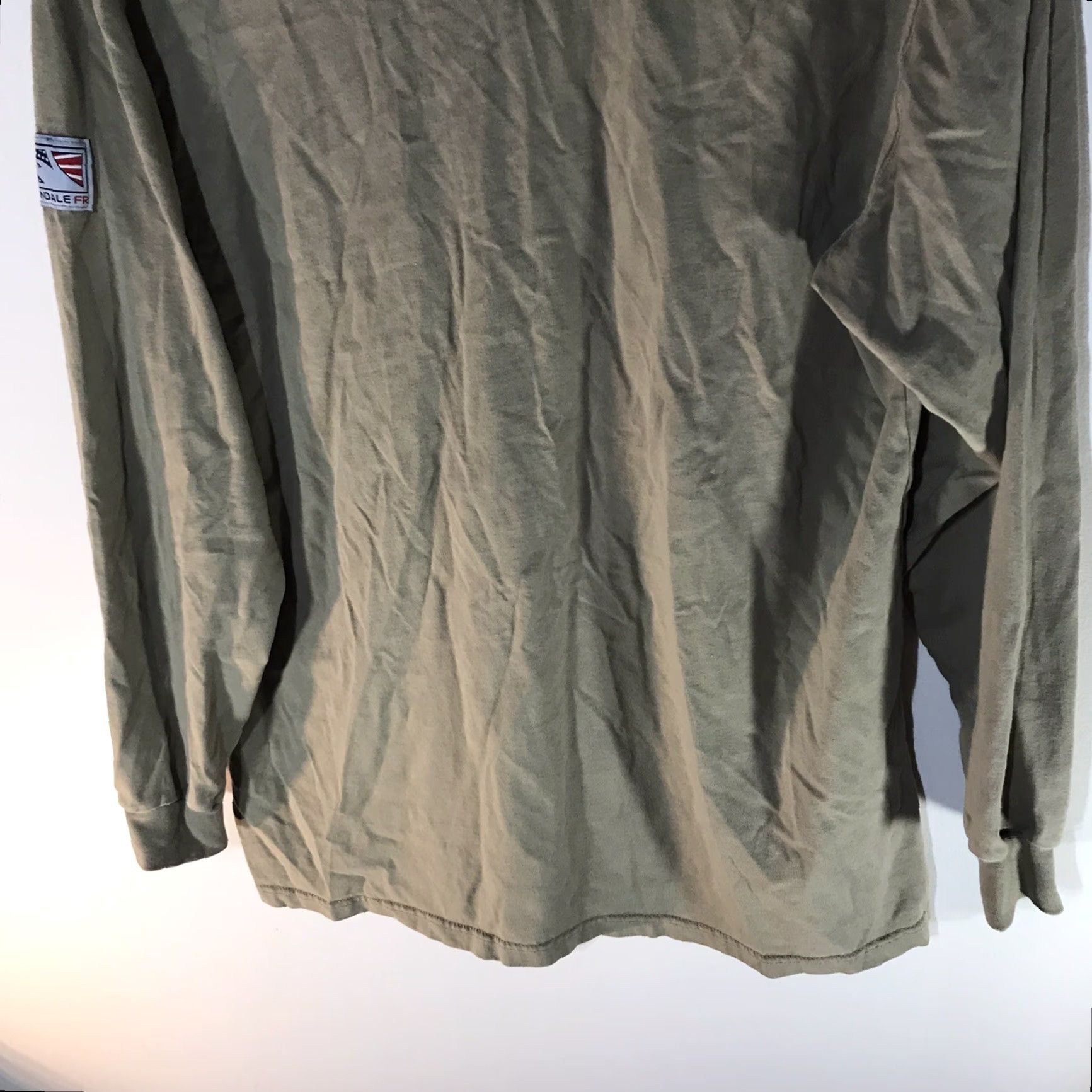 Vintage VINTAGE Tyndale USA Flame Resistant Polo Shirt Men Large Beige Casual Workwear 100% Cotton Size US L / EU 52-54 / 3 - 7 Thumbnail
