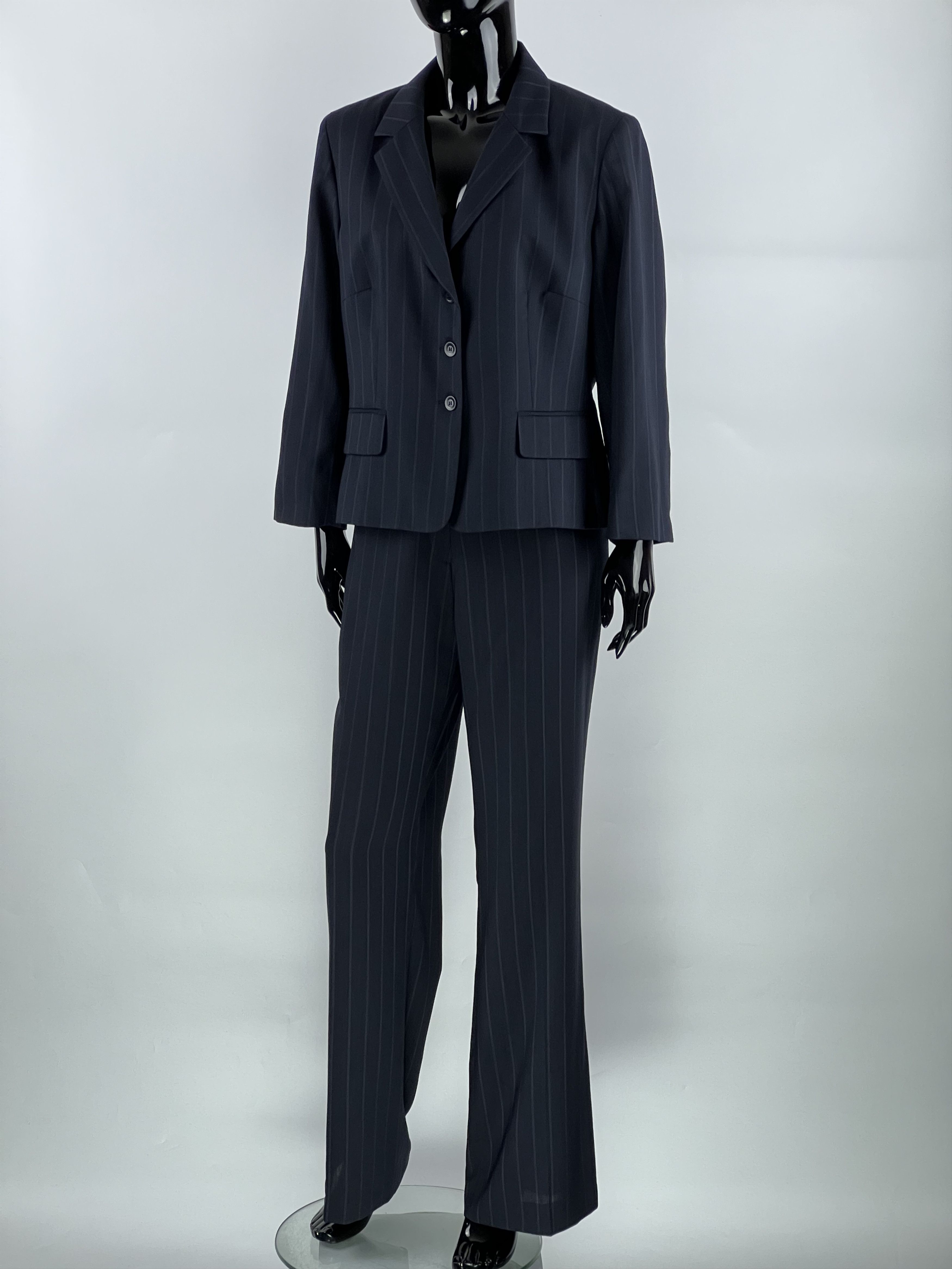 Gerard Darel Gerard Darel Striped Wool Suit Size 44 Size XL / US 12-14 / IT 48-50 - 1 Thumbnail