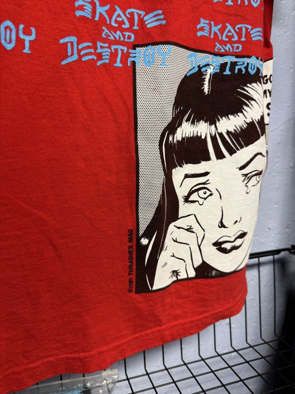 Supreme × Thrasher Supreme Thrasher Boyfriend Tee Red Large Size US L / EU 52-54 / 3 - 13 Thumbnail