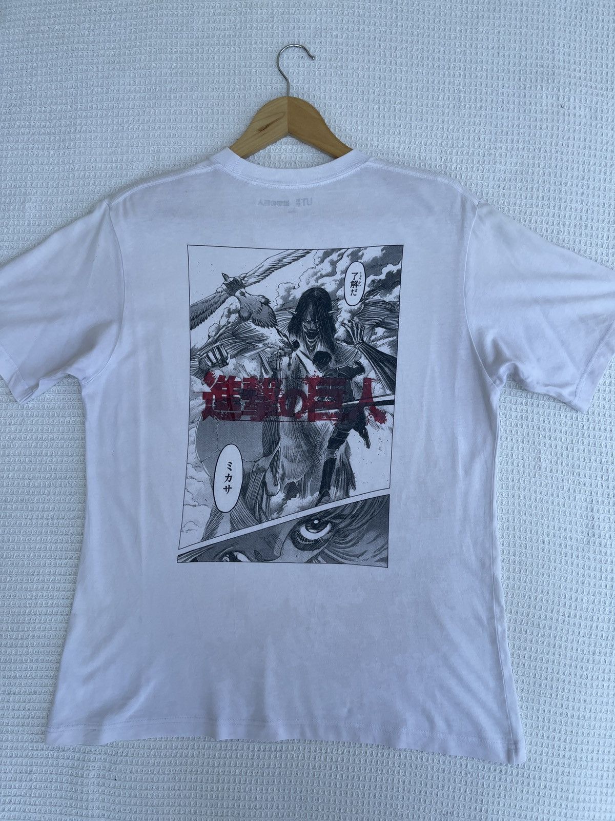 Anime LastDrop🔥Rare🔥Mikasa Attack On Titans Mikasa Vs Eren T-Shirt Size US L / EU 52-54 / 3 - 8 Thumbnail