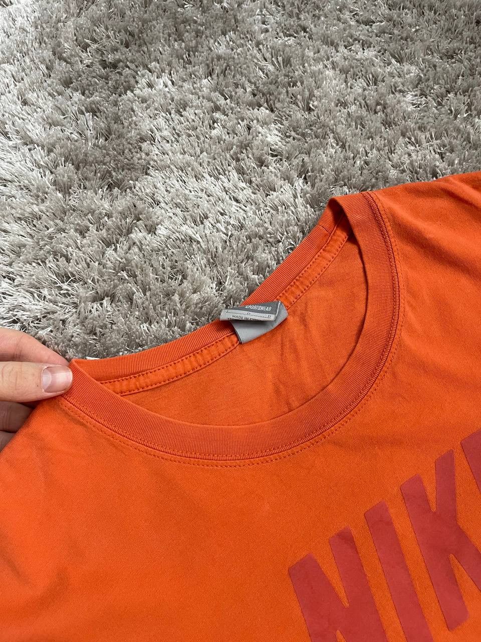 Nike × Streetwear × Vintage vintage nike big logo tee 90s Size US L / EU 52-54 / 3 - 3 Thumbnail