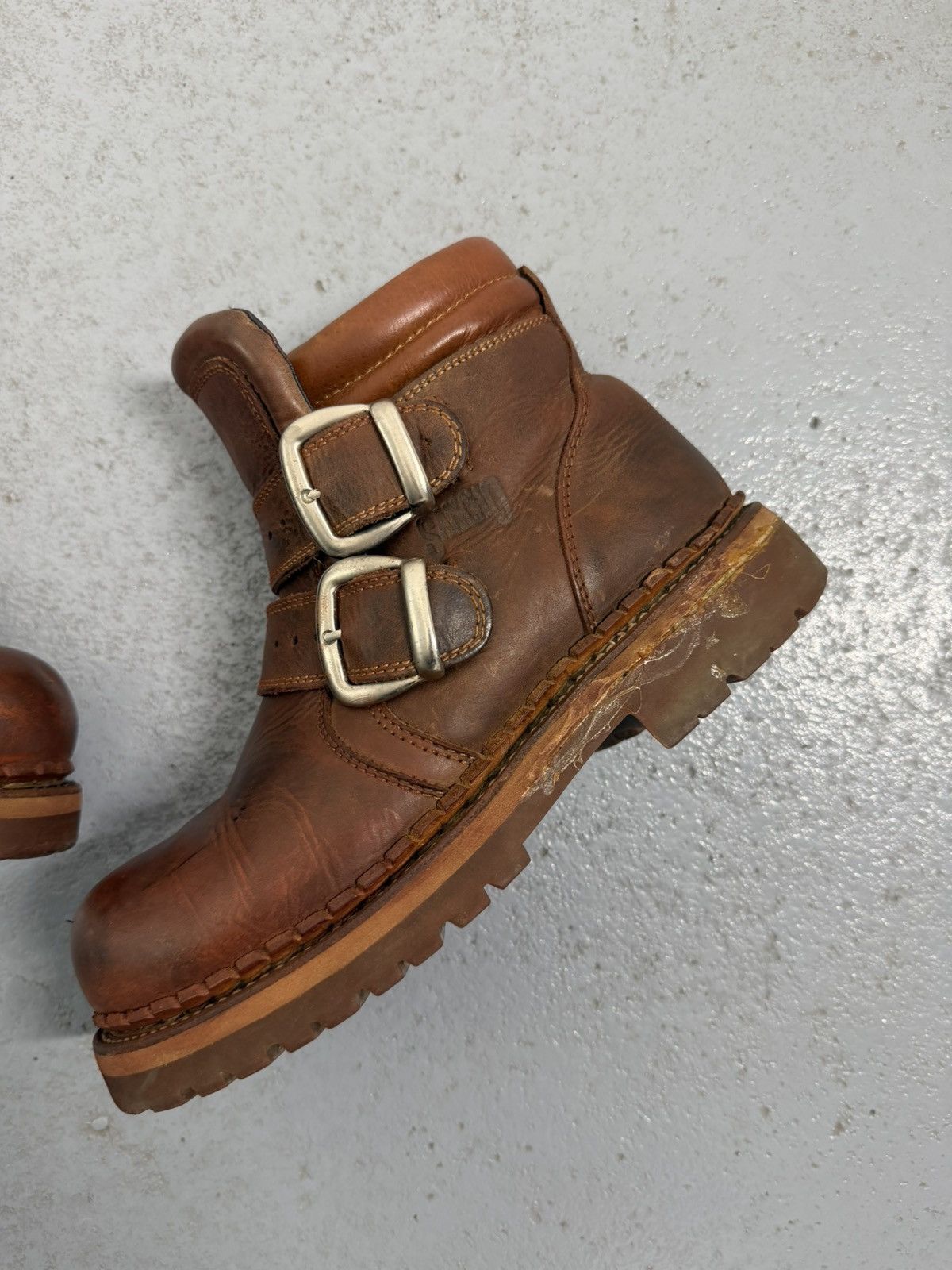 Sancho Boots Vintage Sancho Leather Engineer Boots Size US 9 / IT 39 - 3 Thumbnail