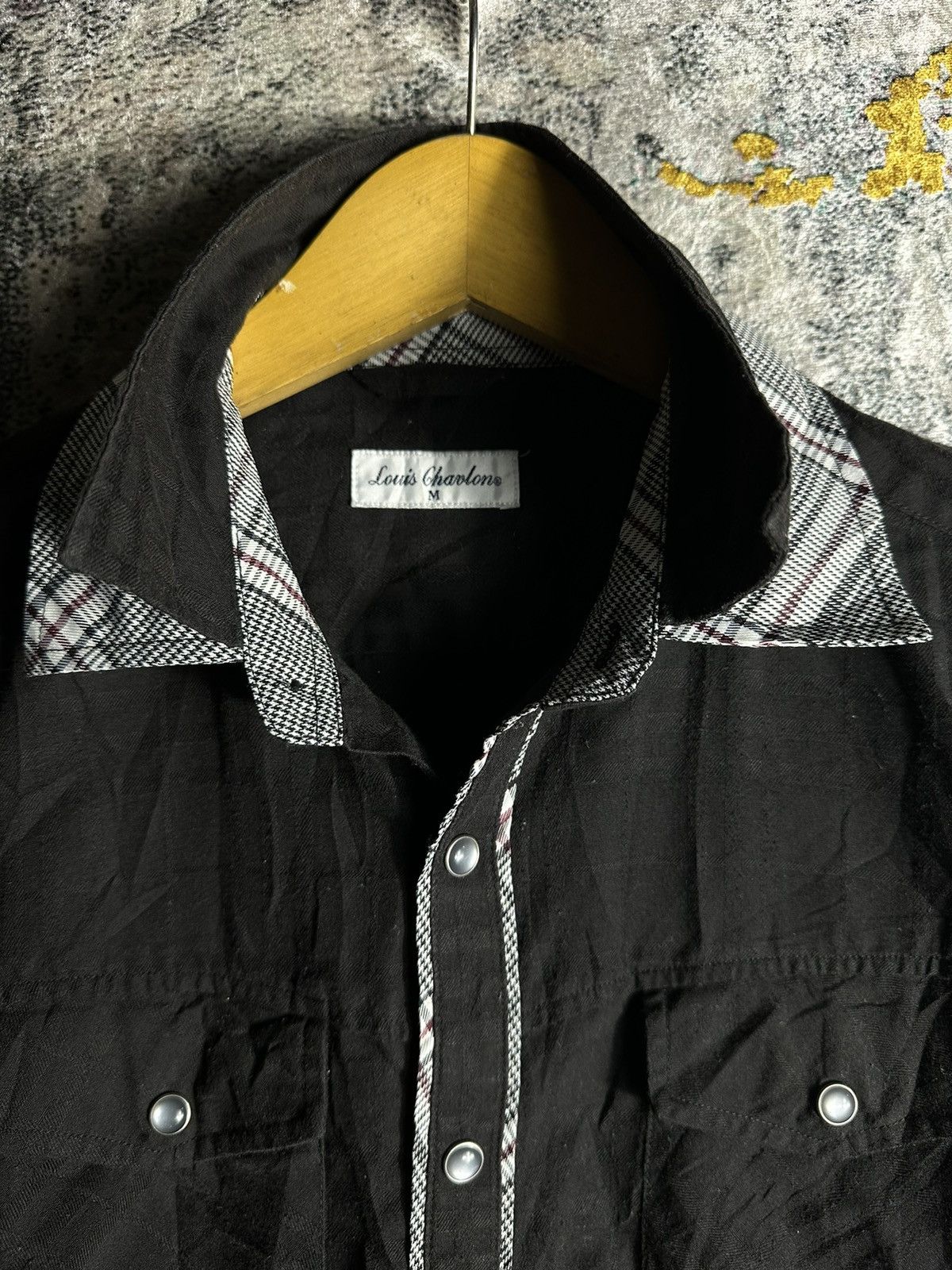 Yohji Yamamoto UNDEFINED DOUBLE COLLAR GOTHIC WESTERN SHIRT IFSIX LGB STYLE Size US M / EU 48-50 / 2 - 5 Thumbnail