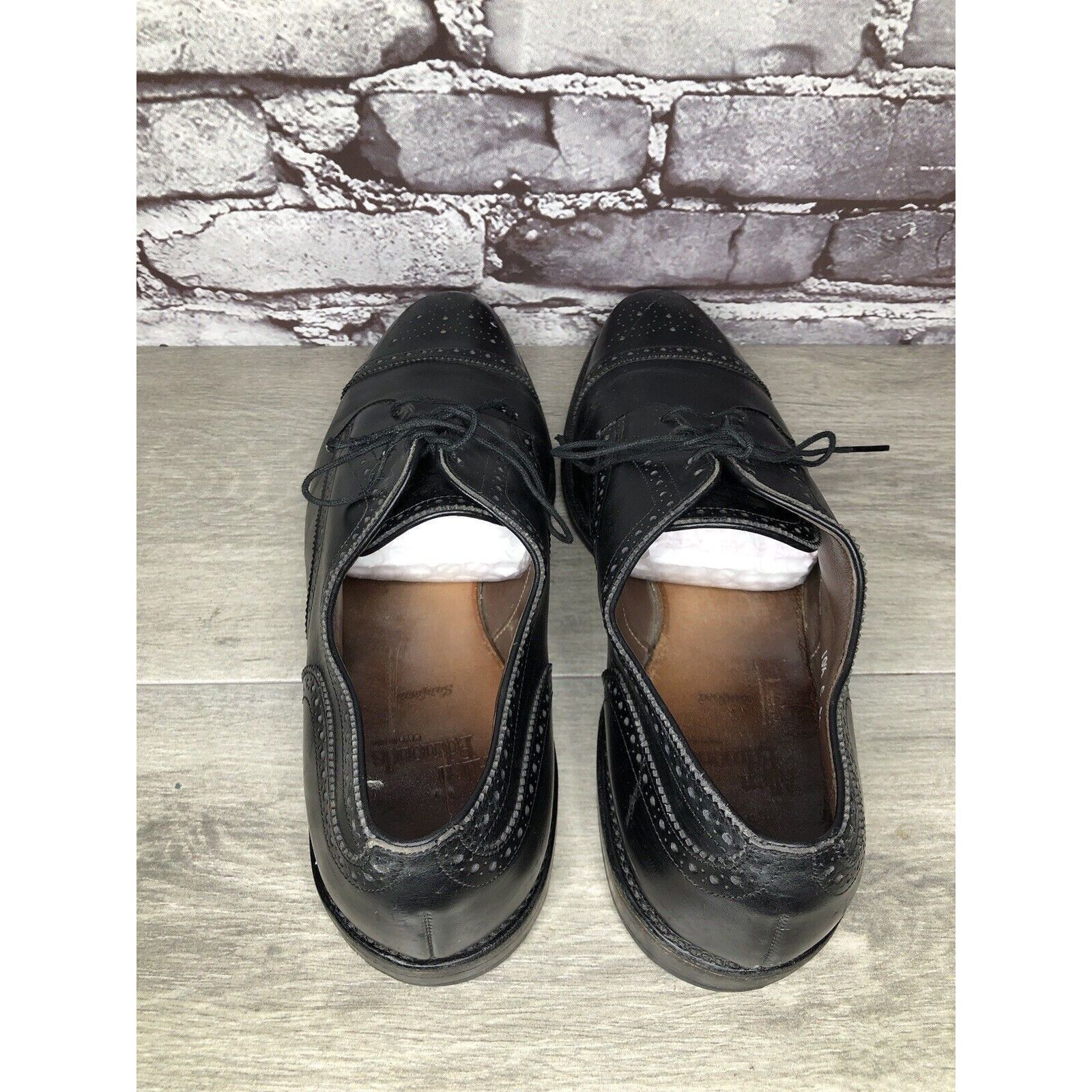 Allen Edmonds Allen Edmonds Sanford Black Leather Cap Toe Oxfords Dress Sh Size US 10.5 / EU 43-44 - 5 Thumbnail
