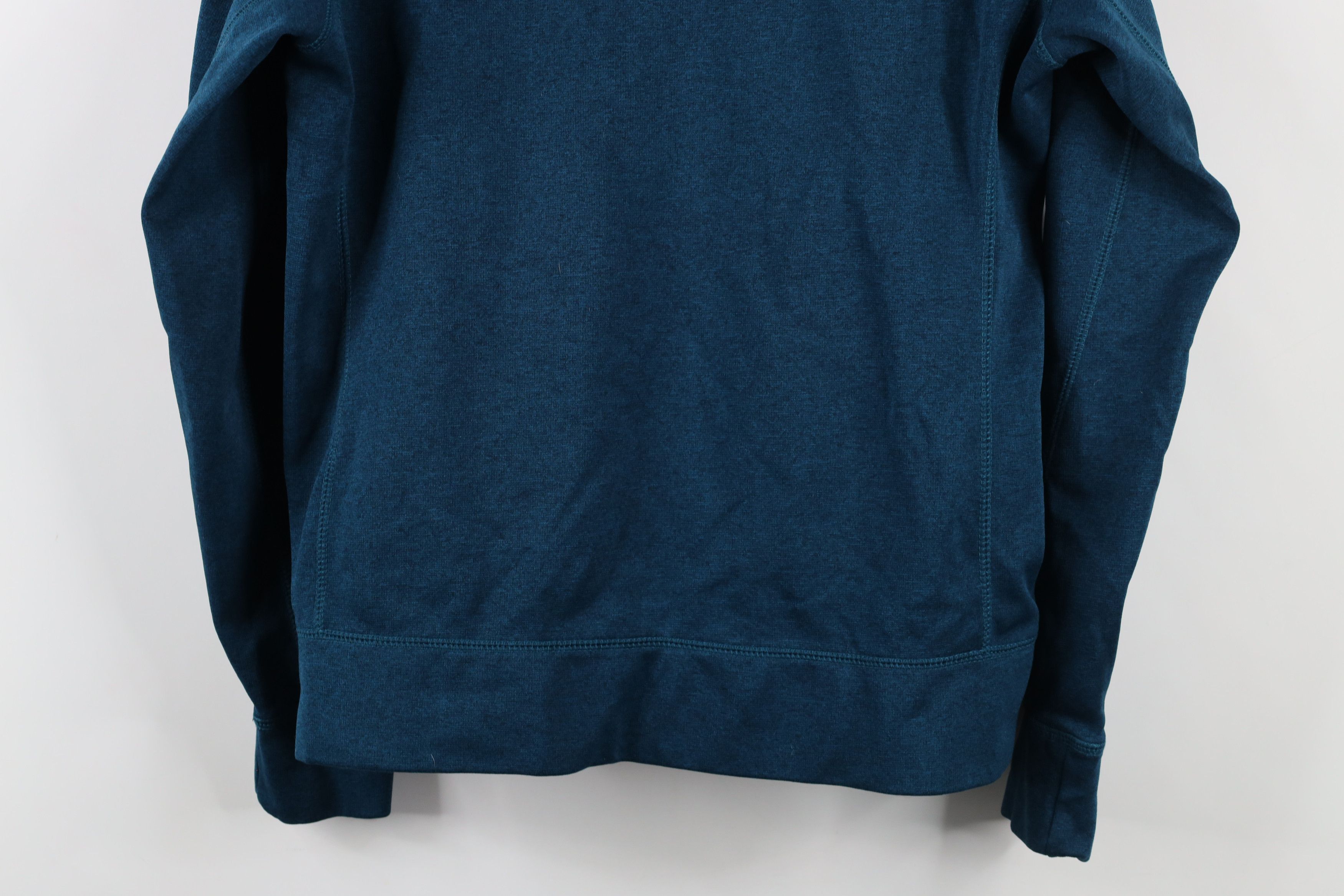 Carhartt × Vintage Vintage Y2K Carhartt Knit Hoodie Sweatshirt Heather Blue Size S / US 4 / IT 40 - 11 Thumbnail