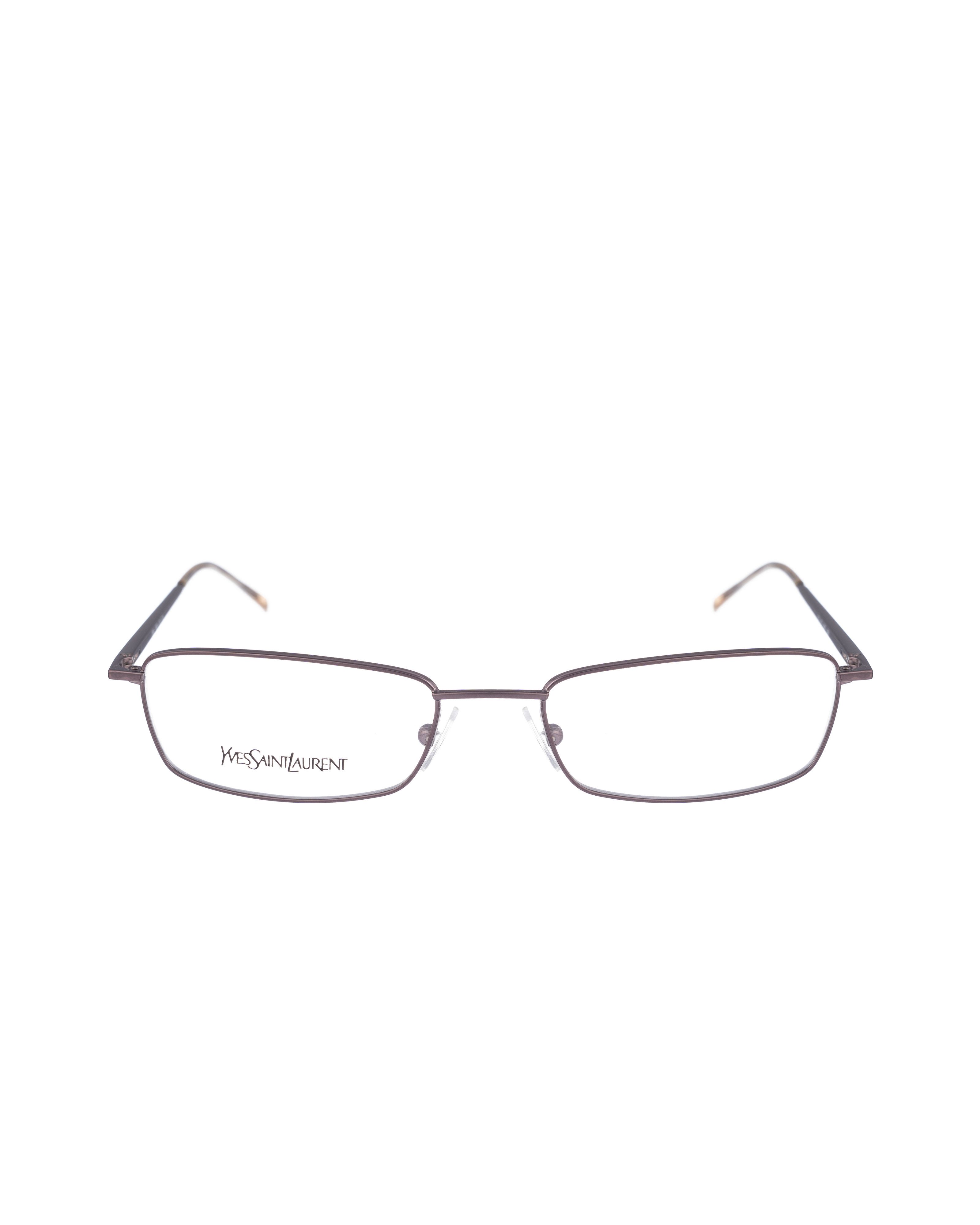 Yves Saint Laurent 90s Wire Metallic Brown Glasses