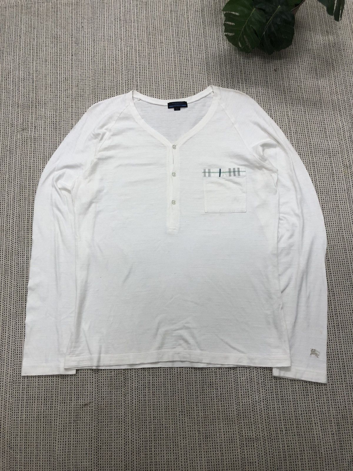 Burberry AVANT GARDE - BURBERRY BUTTON NECK NOVA CHECK SMALL LOGO Size US L / EU 52-54 / 3 - 1 Thumbnail