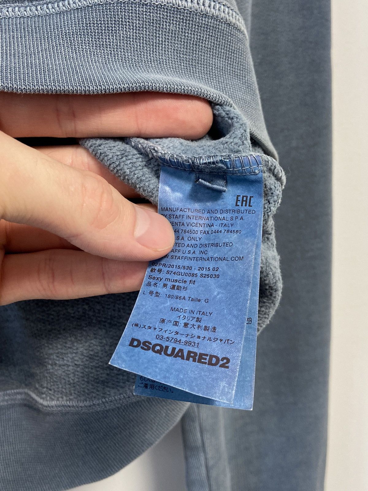 Dsquared2 Dsquared2 Caten sweatshirt blue Size US L / EU 52-54 / 3 - 8 Thumbnail
