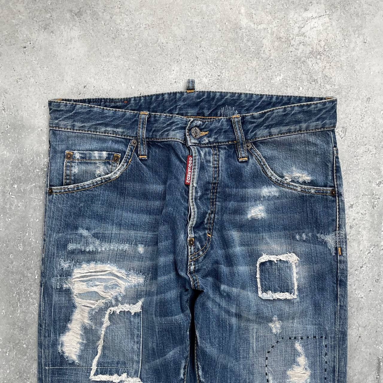 Dsquared2 Dsquared2 Distressed Denim Cool Guy Jeans Blue Size 46 Size US 31 - 3 Thumbnail