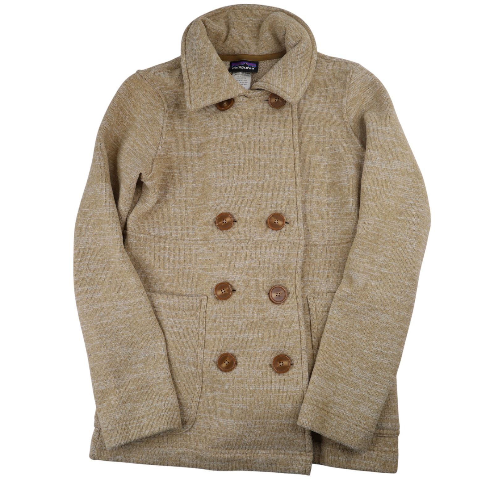 Patagonia × Vintage Vintage Patagonia Double Breasted Fleece Jacket Size M / US 6-8 / IT 42-44 - 1 Thumbnail