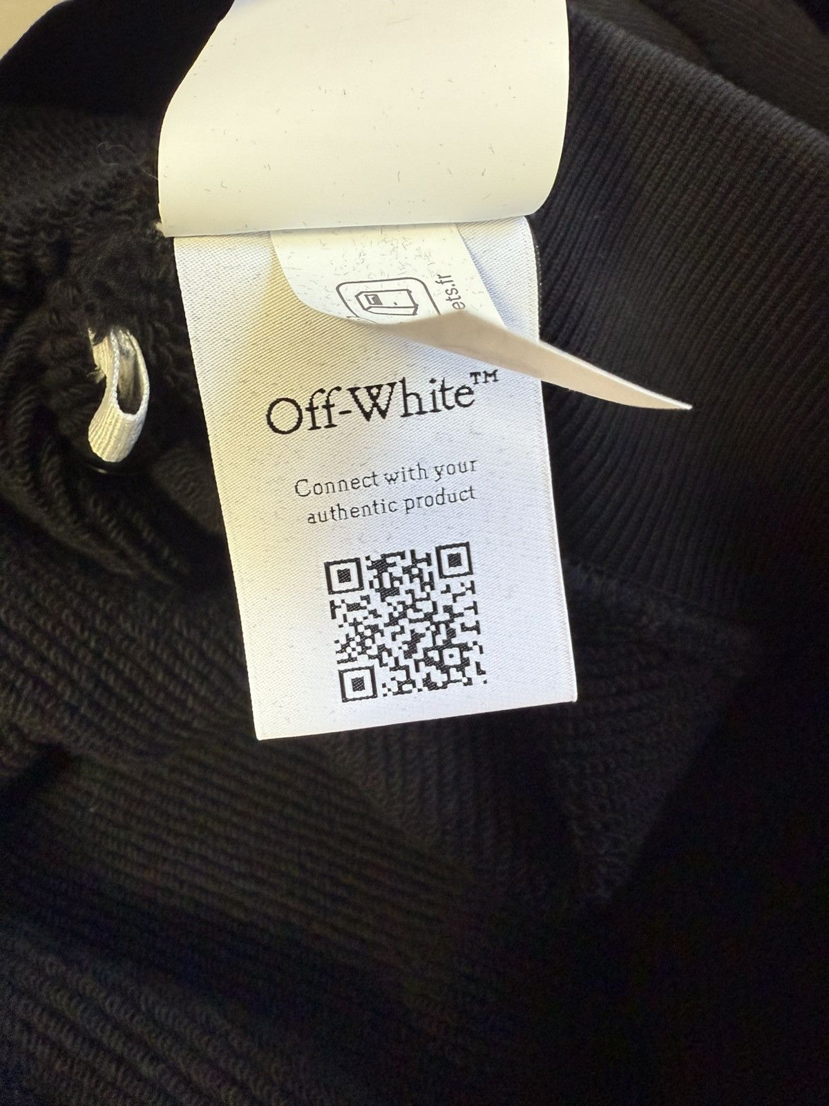 Off-White 🏈 Football-print cotton hoodie
