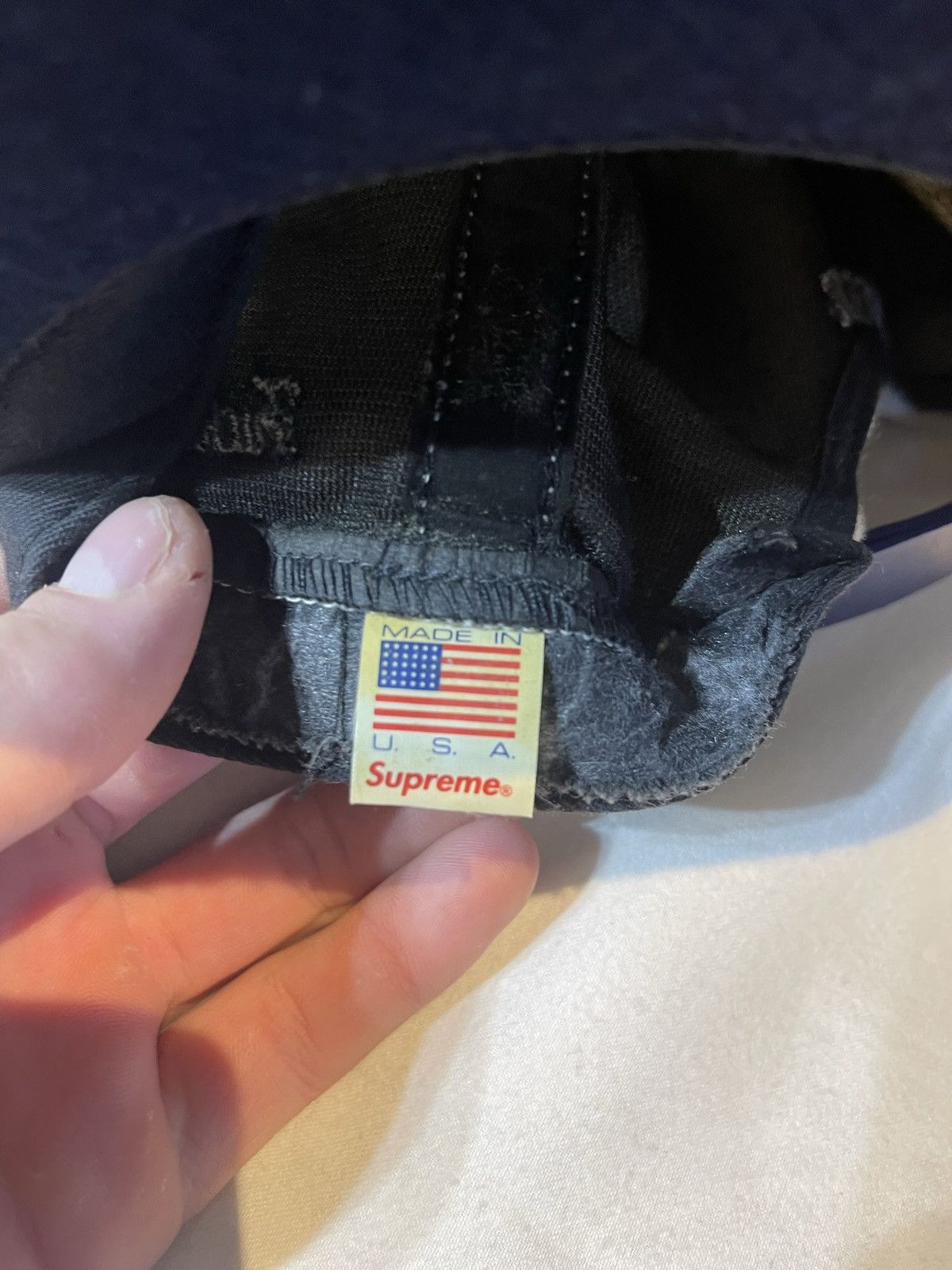 Supreme Supreme Felt S logo snapback Fuck outta here hat 5