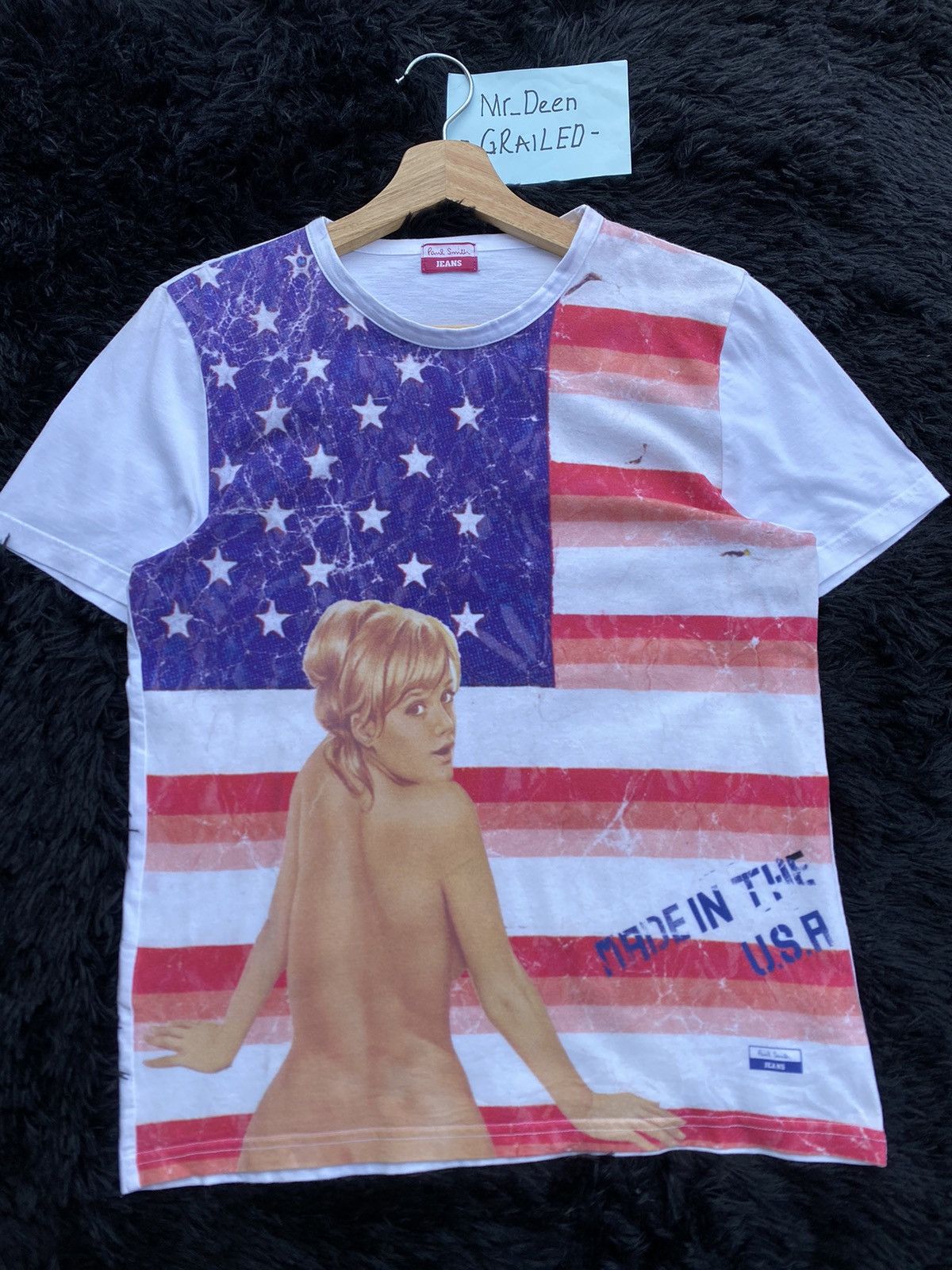 Paul Smith Rare Vintage Paul Smith American Flag Tshirt Size US S / EU 44-46 / 1 - 4 Thumbnail