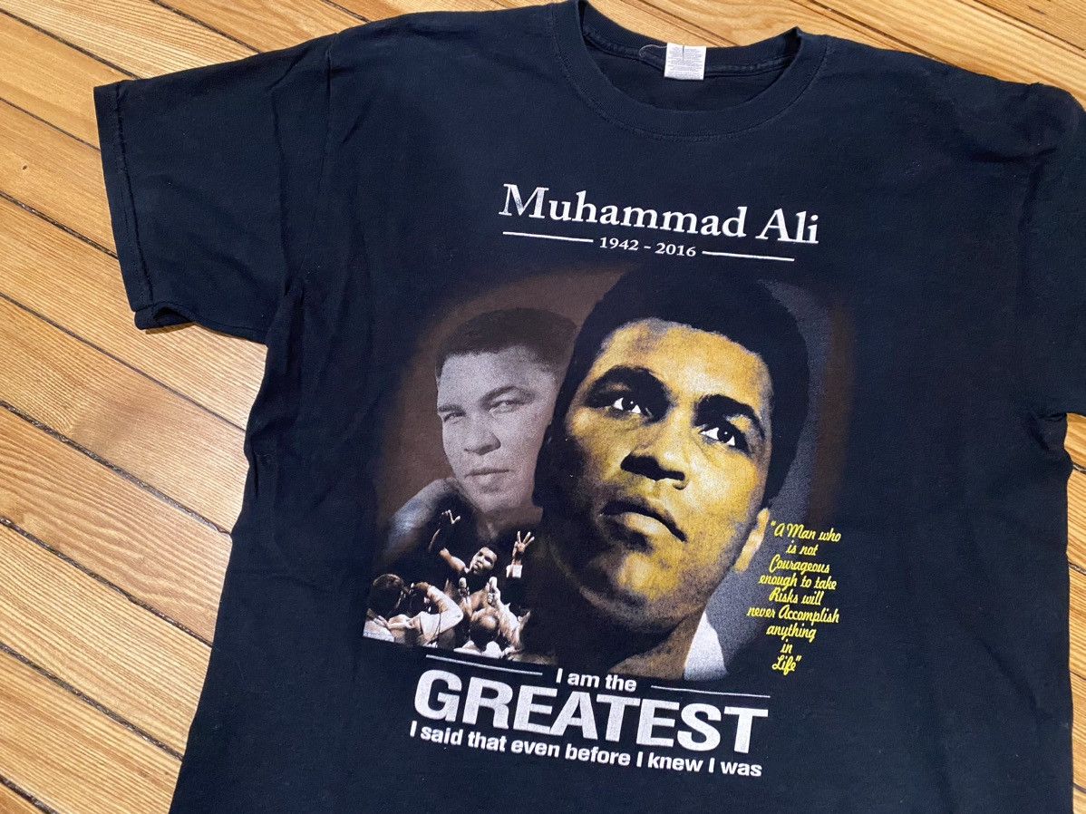 Band Tees × Vintage Muhammad Ali double sided T M/L Size US M / EU 48-50 / 2 - 4 Thumbnail
