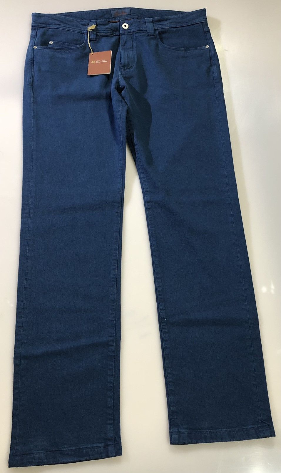 image of Loro Piana Lp Maroccan Blue 5 Pocket New York Jean 40 New in Moroccan Blue, Men's