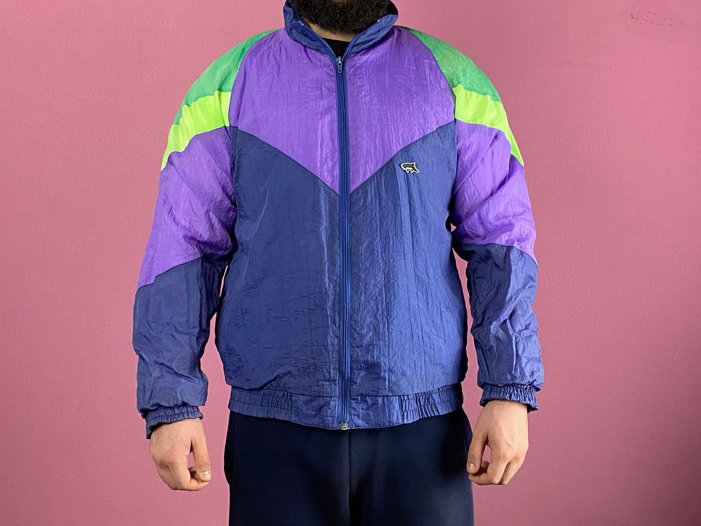Vintage 90s Le Shark Vintage Men's Windbreaker Jacket - S Size US S / EU 44-46 / 1 - 3 Thumbnail
