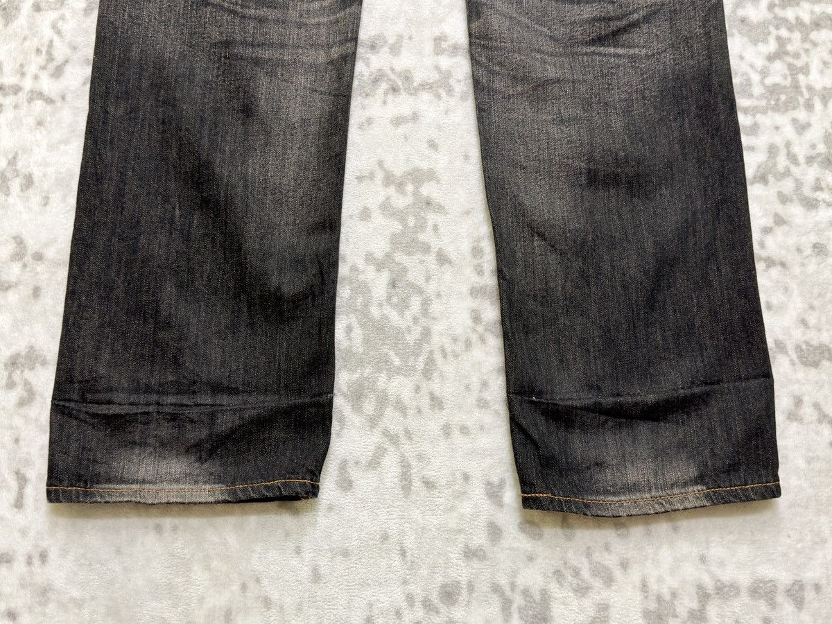 Kapital Edwin 434XVS Vintage Faded Black Denim Honeycomb Whisker Fit Size US 32 / EU 48 - 13 Thumbnail