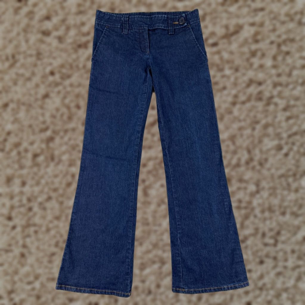 Vintage Parallel Women's Bootcut Jeans Size 4 Blue Denim Low Rise 27x31 Regular Fit Size 27" / US 4 / IT 40 - 1 Thumbnail
