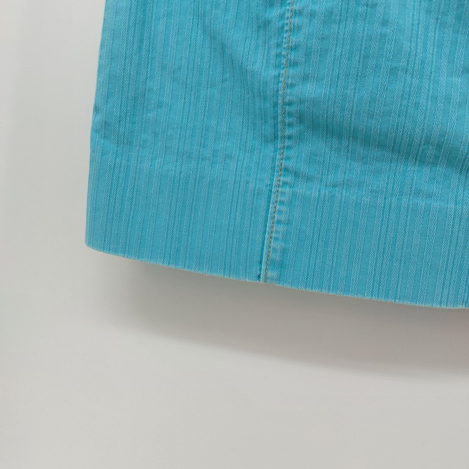 Gap Y2K GAP Turquoise Blue Micro Short Mini Skirt Denim Size 8 Size 30" / US 8 / IT 44 - 12 Thumbnail