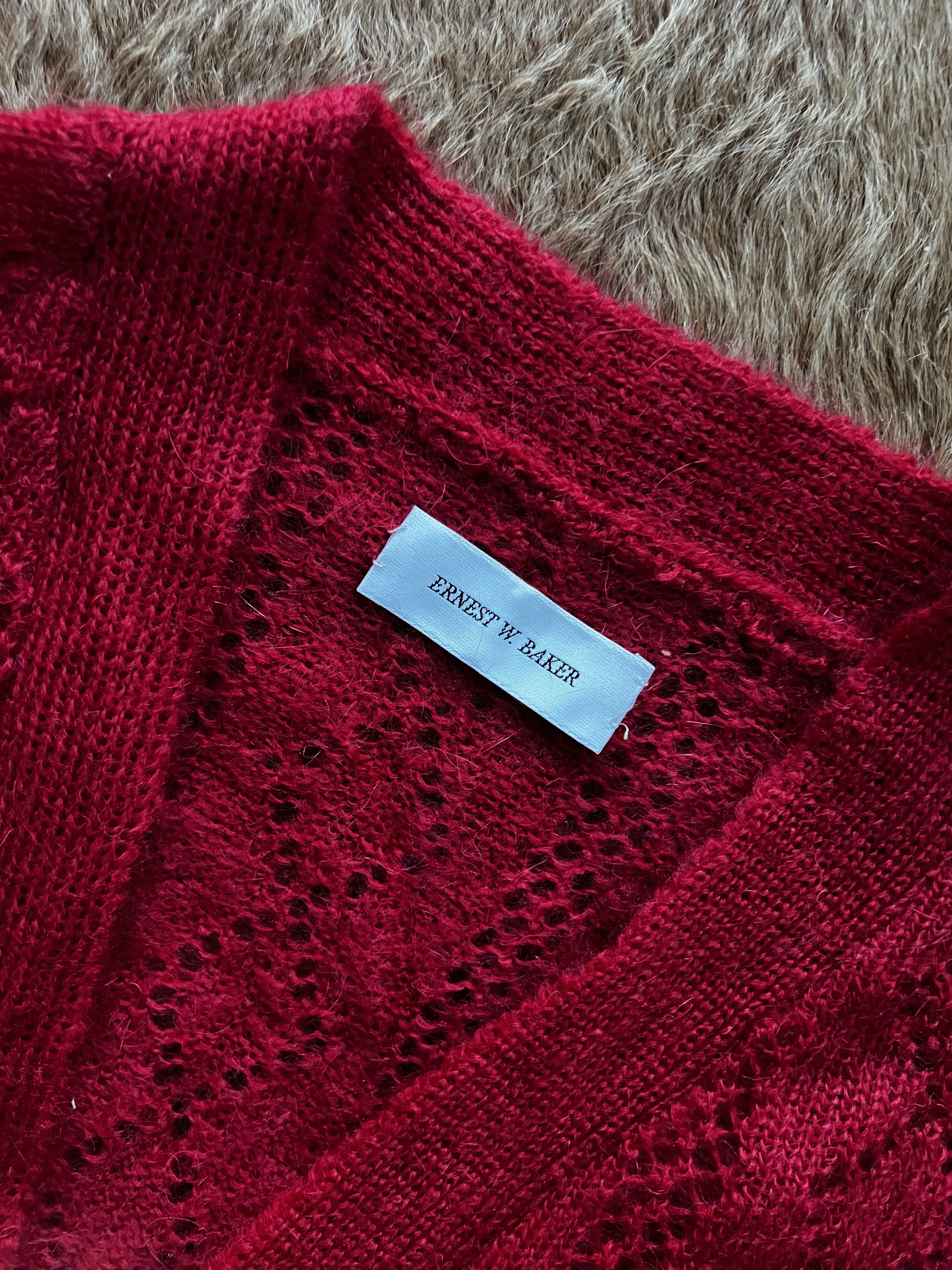 Ernest W. Baker Ernest W. Baker Mohair Cardigan Size US S / EU 44-46 / 1 - 4 Thumbnail