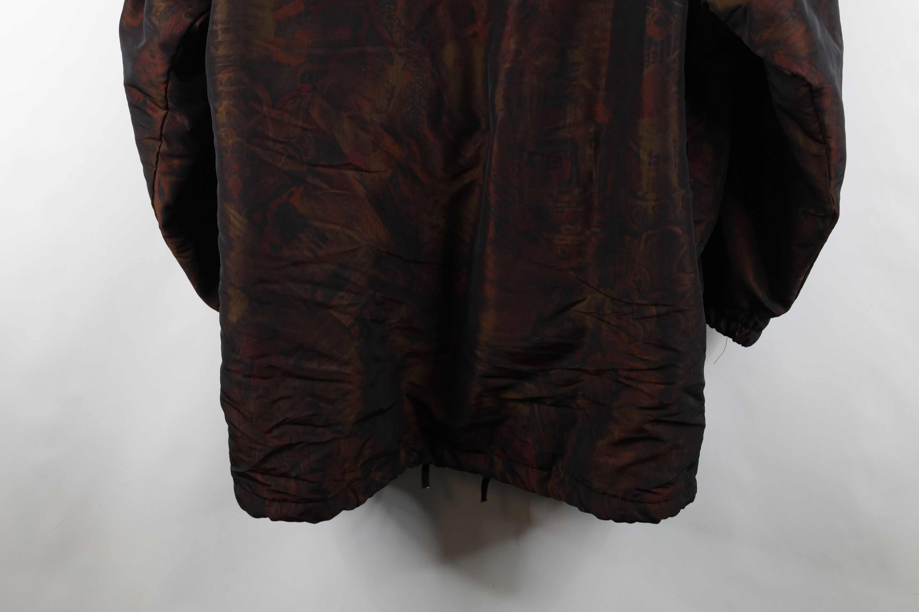 Vintage Vintage 90s Streetwear Trim Abstract Hooded Puffer Jacket Size XL / US 12-14 / IT 48-50 - 16 Thumbnail