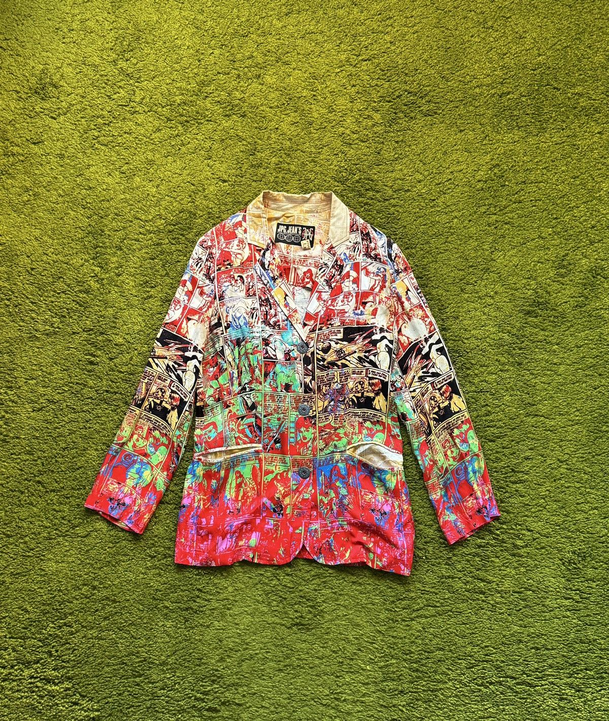 Jean Paul Gaultier × Vintage Jean Paul Gaultier JPG A/W 1995 archive vintage comic blazer Size XL / US 12-14 / IT 48-50 - 1 Thumbnail