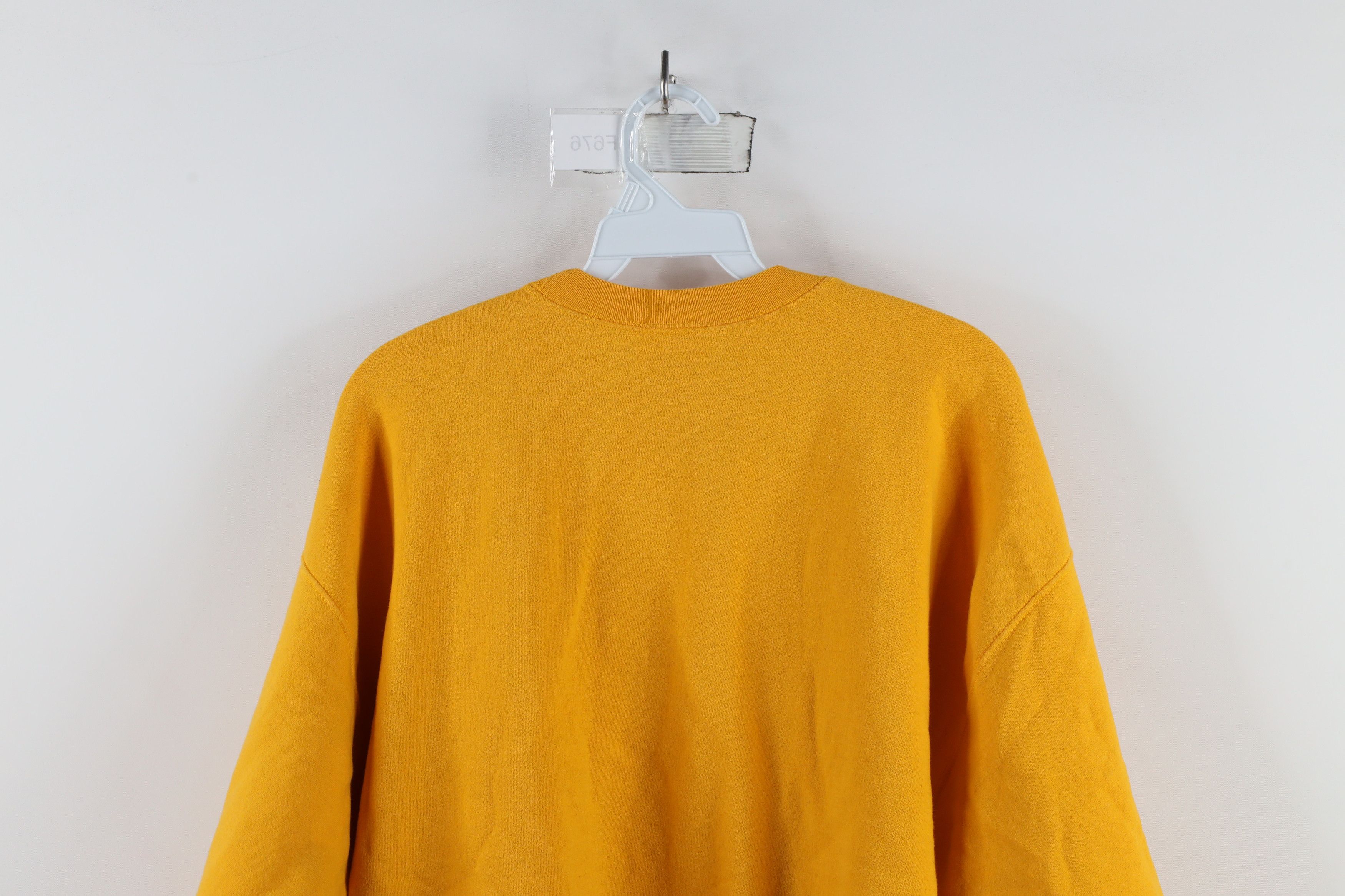 Vintage Vintage 90s Streetwear Faded Blank Crewneck Sweatshirt Size US L / EU 52-54 / 3 - 10 Thumbnail