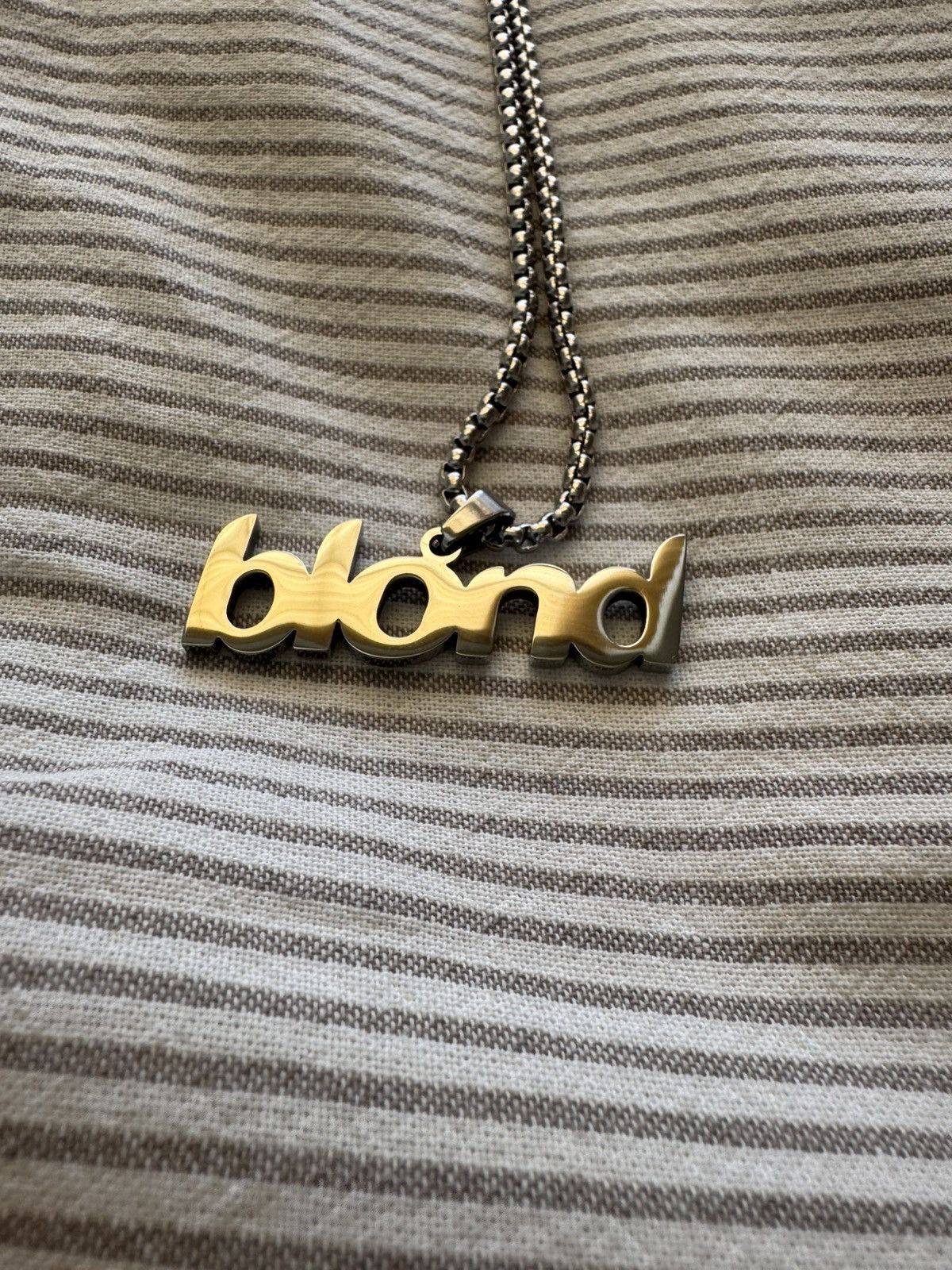 Frank Ocean *NEW* Blond Necklance Chrome Size ONE SIZE - 1 Thumbnail
